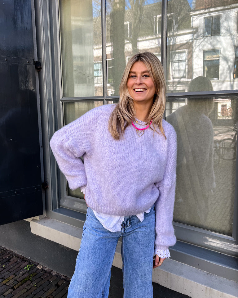 Rosa Knit Lila