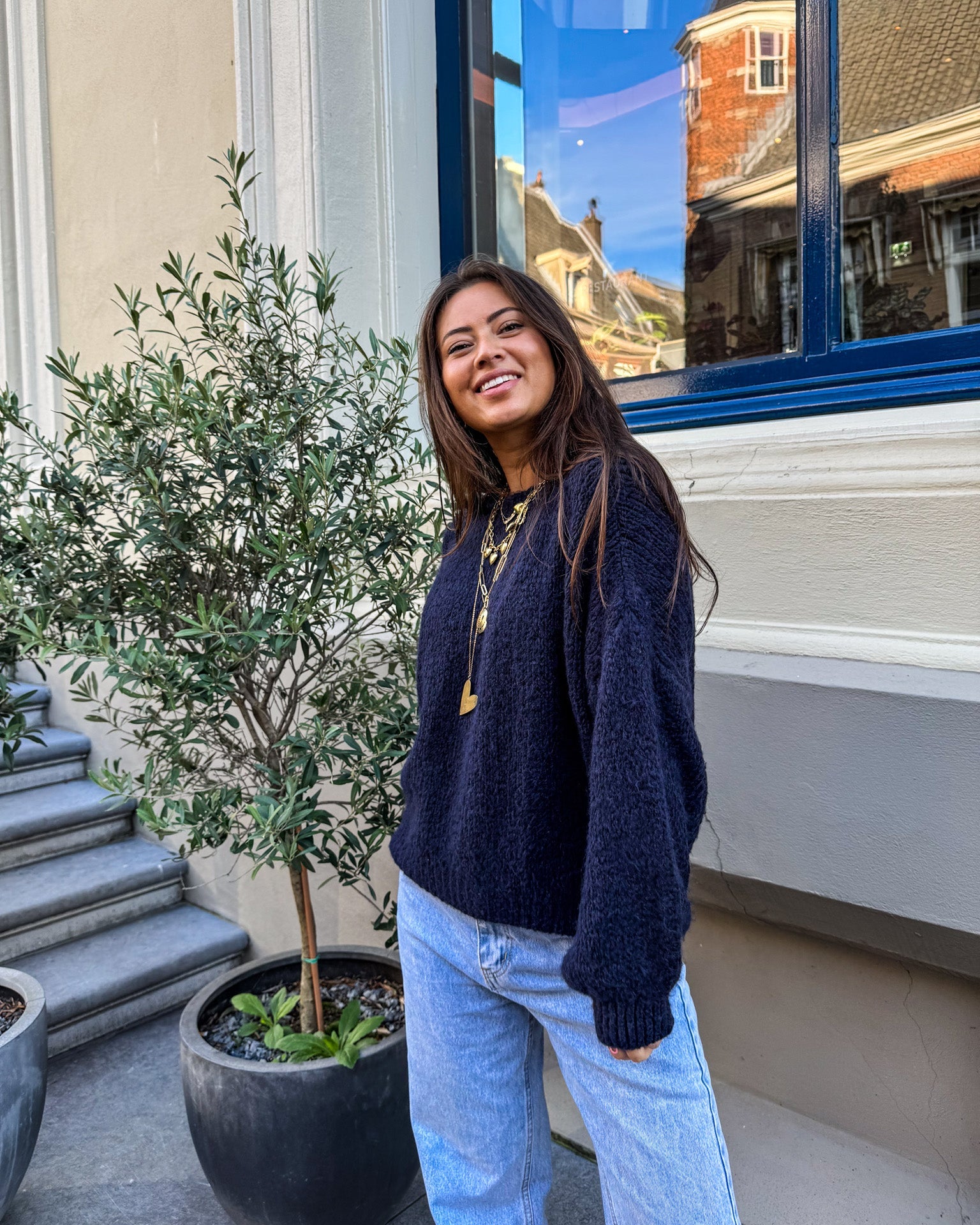 Rosa Knit Navy