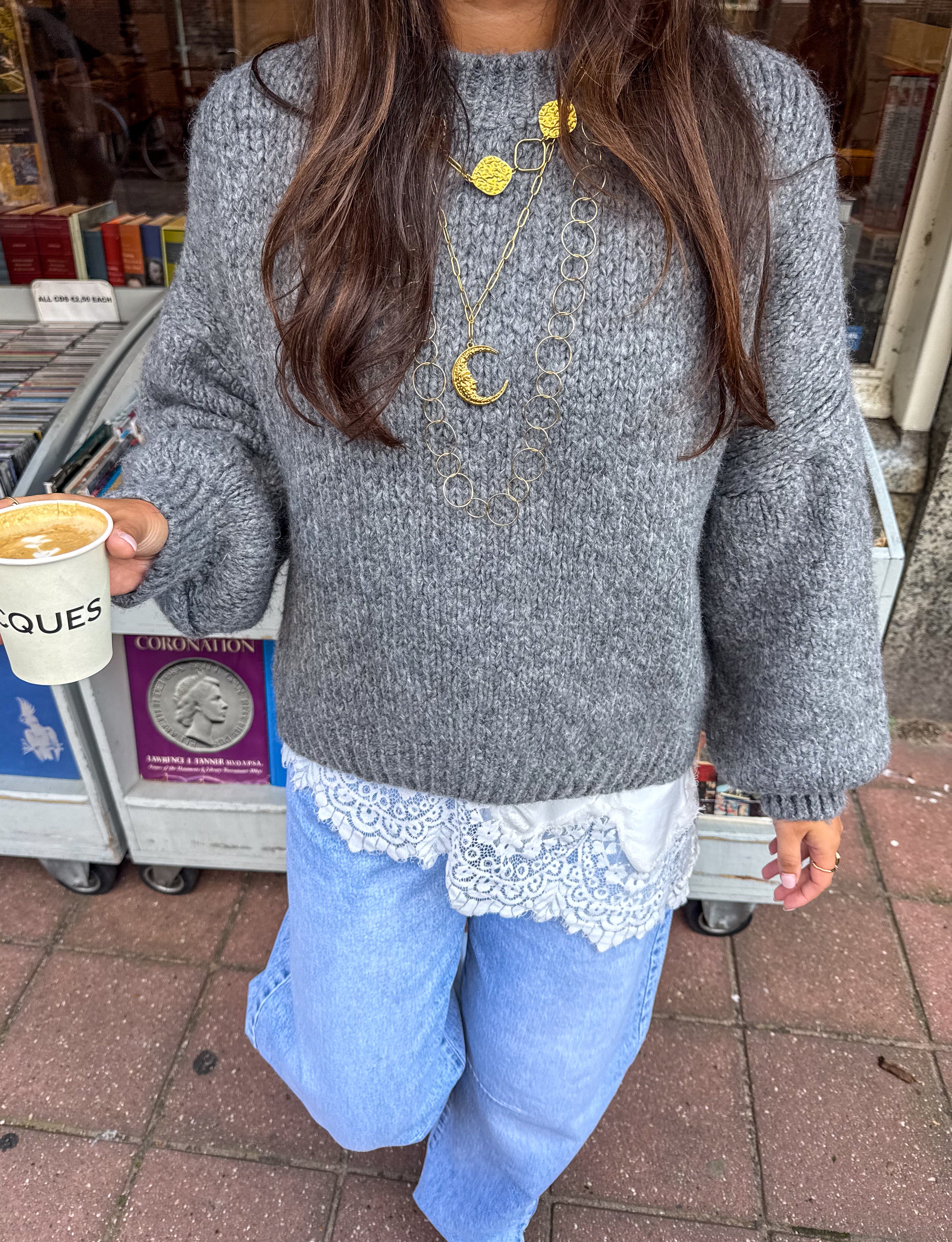 Rosa Knit Gris