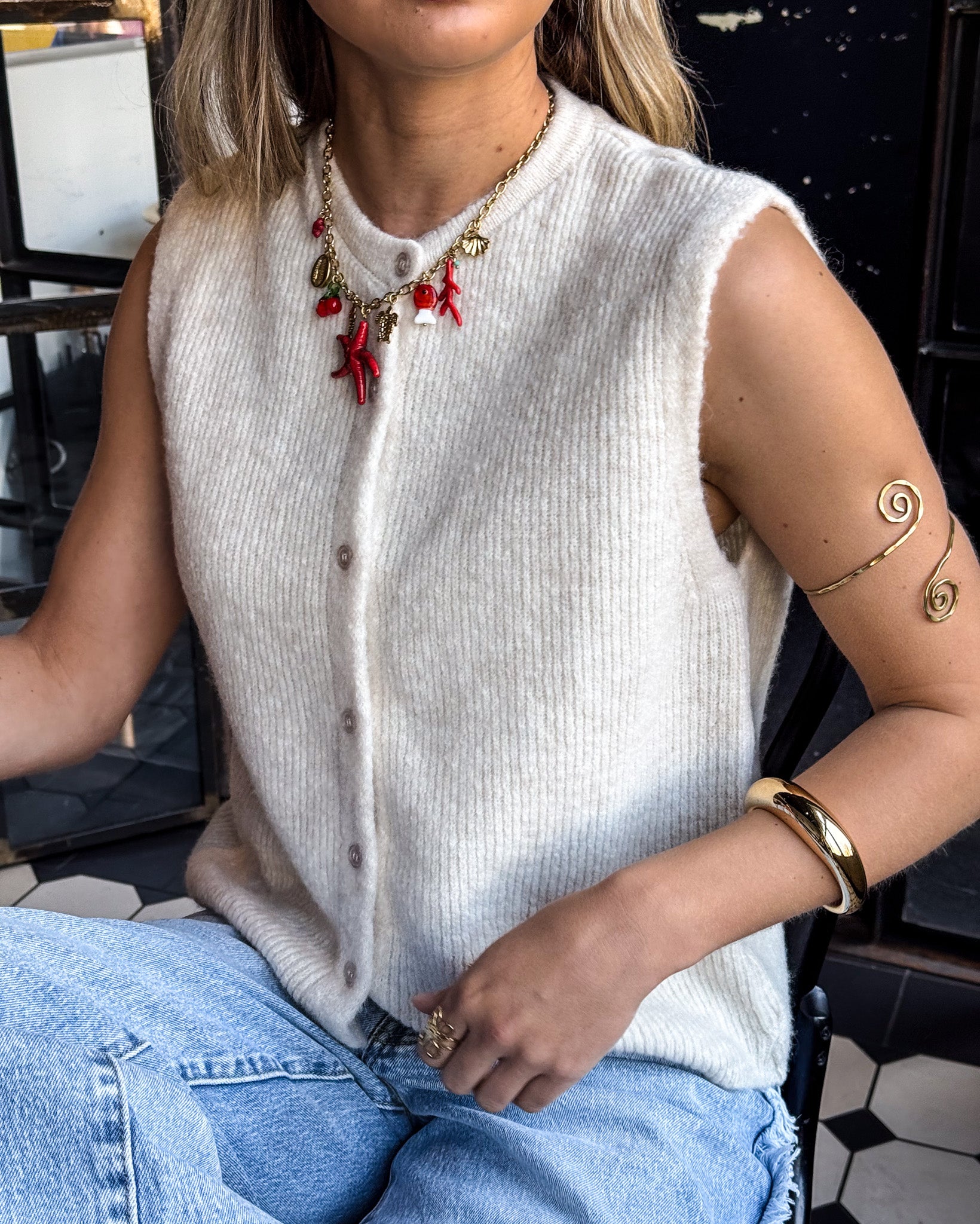 Rox Gilet Off White