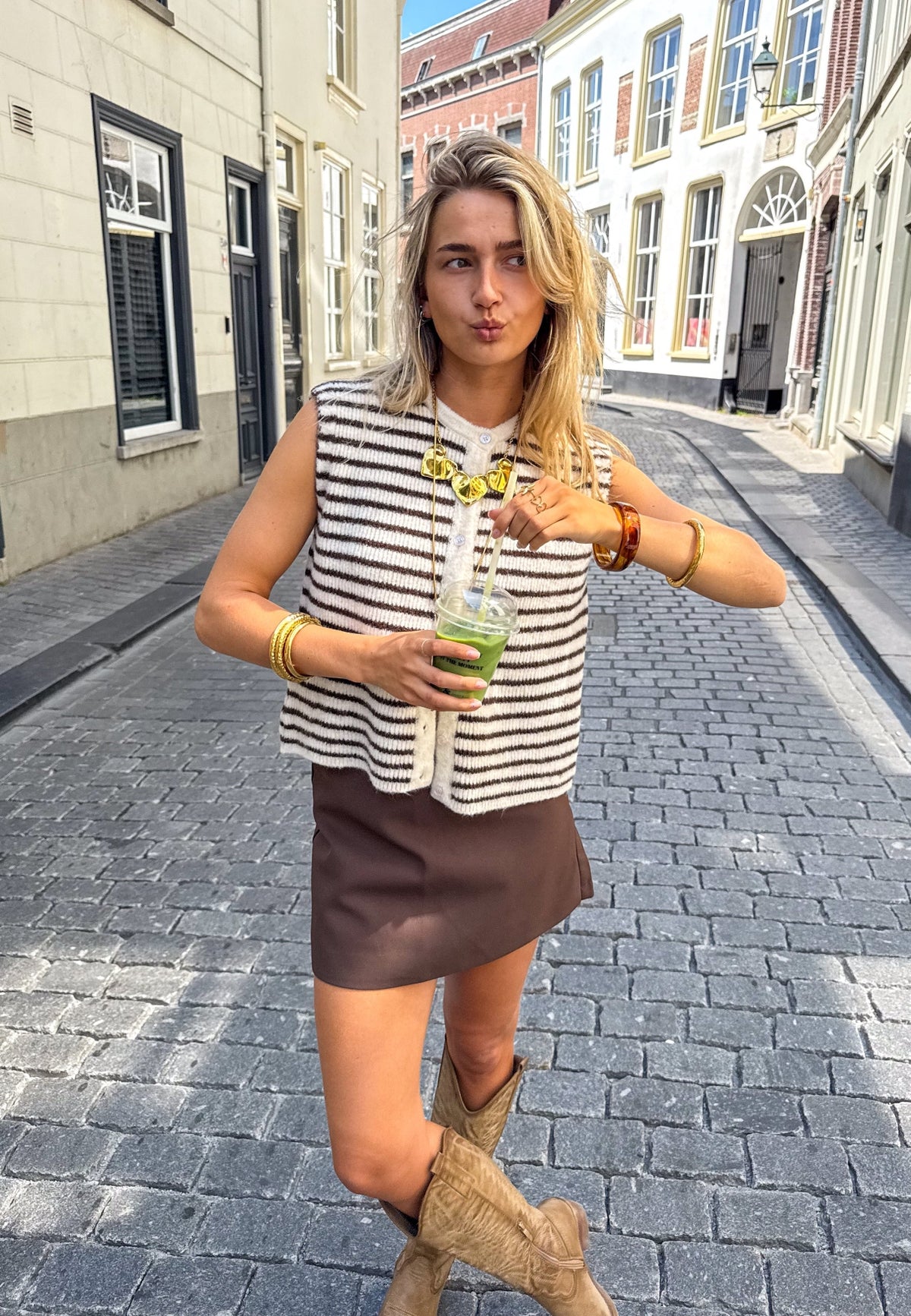Saint Skort | Brown