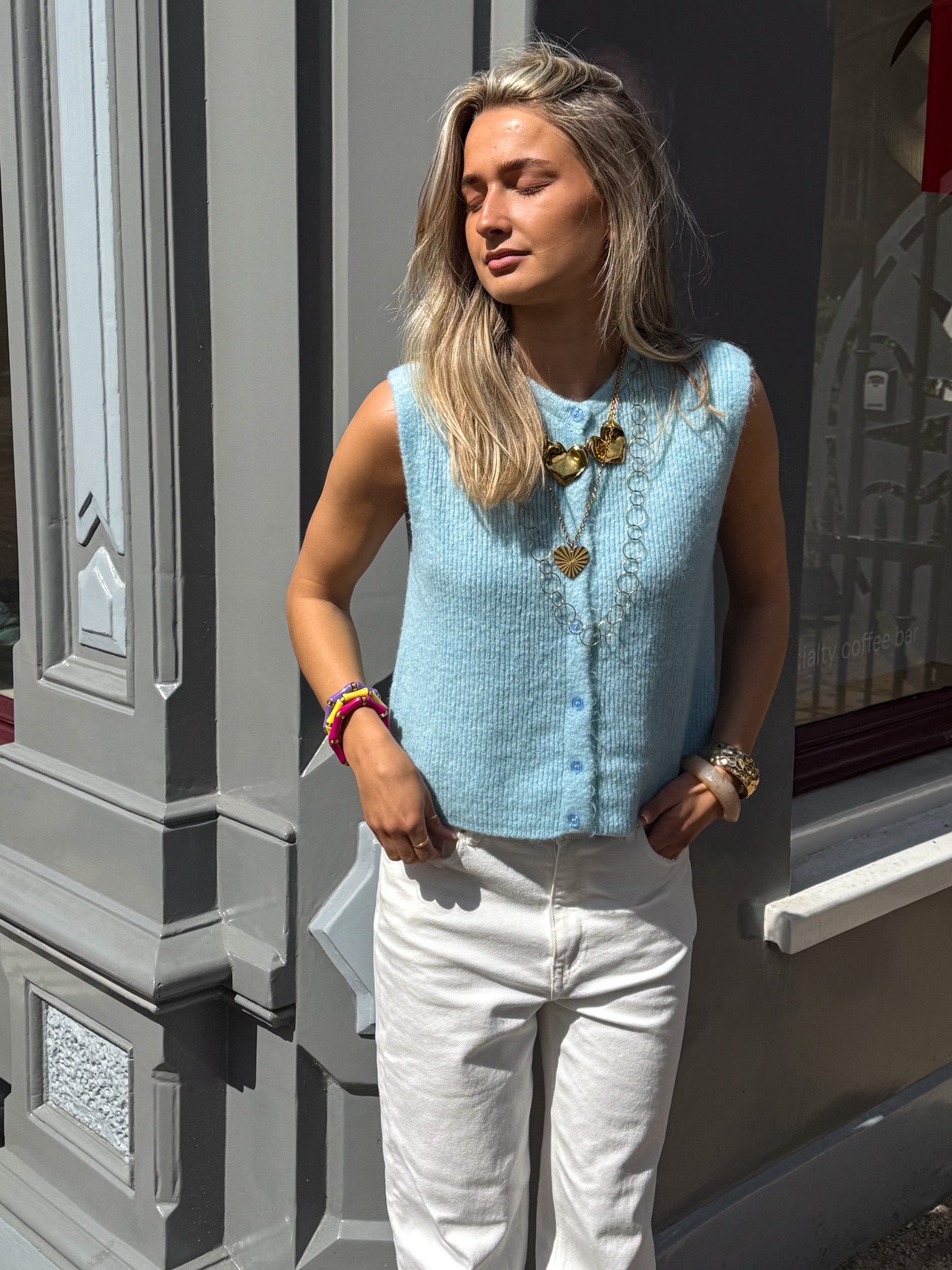 Rox Gilet Skye Blue