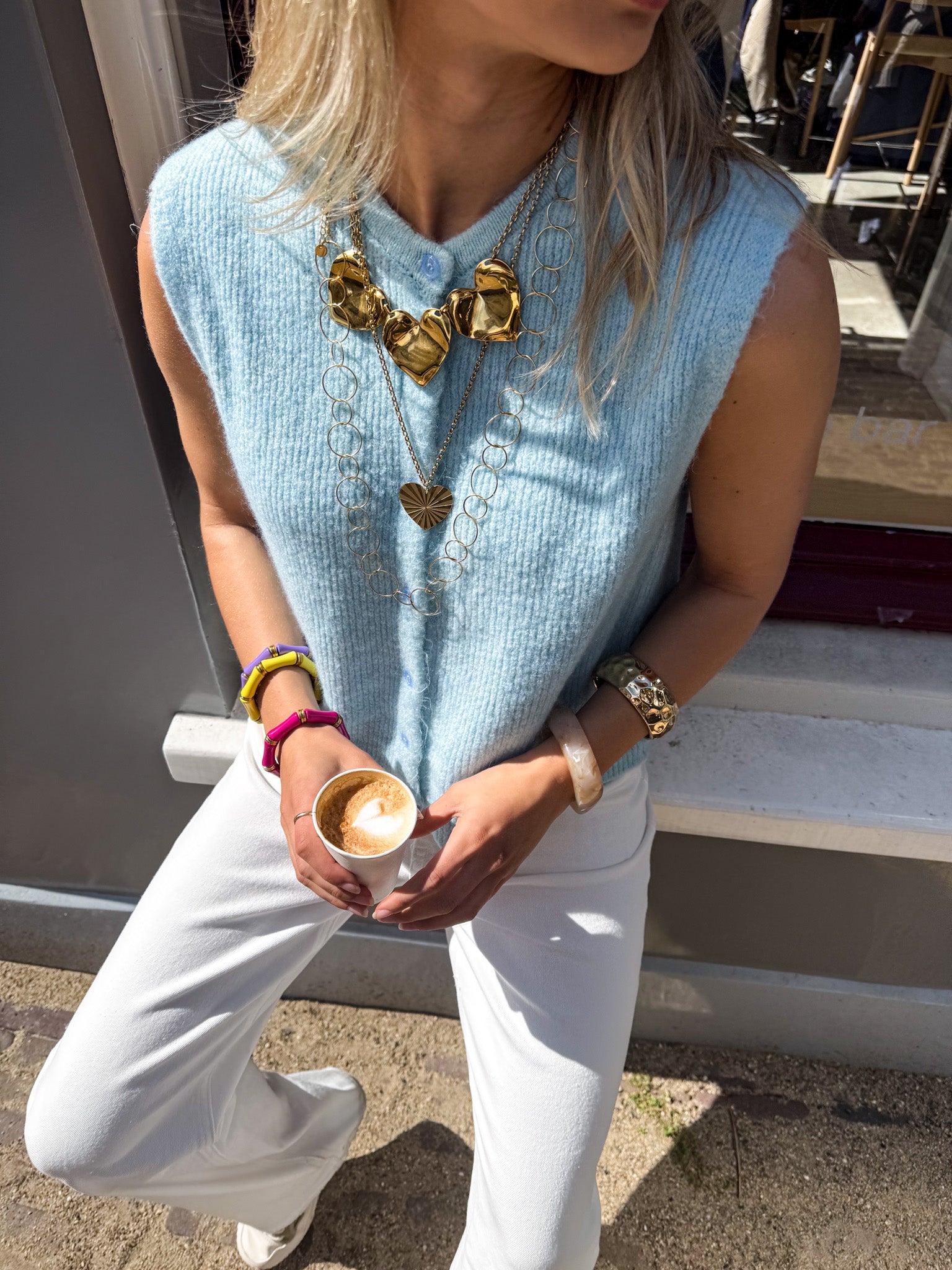 Rox Gilet Skye Blue