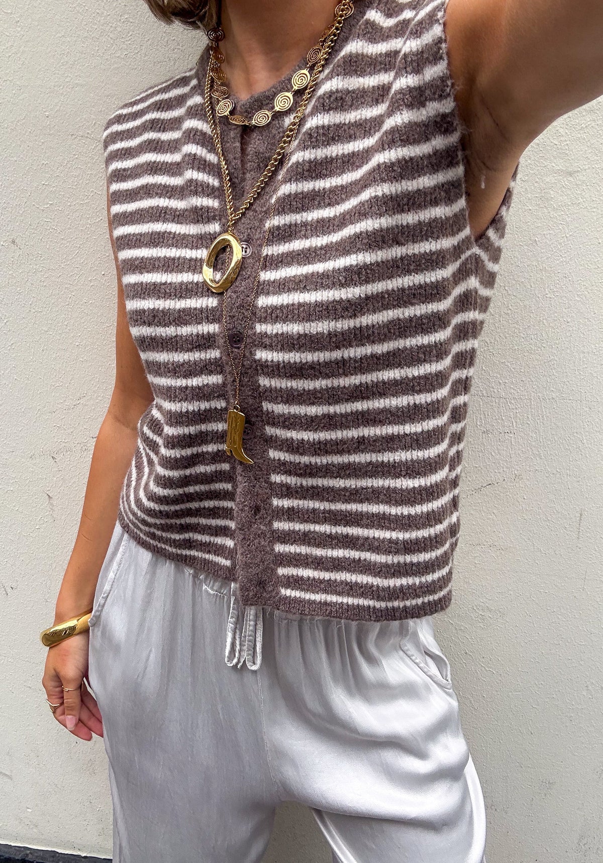 Swirl Ketting | Gold