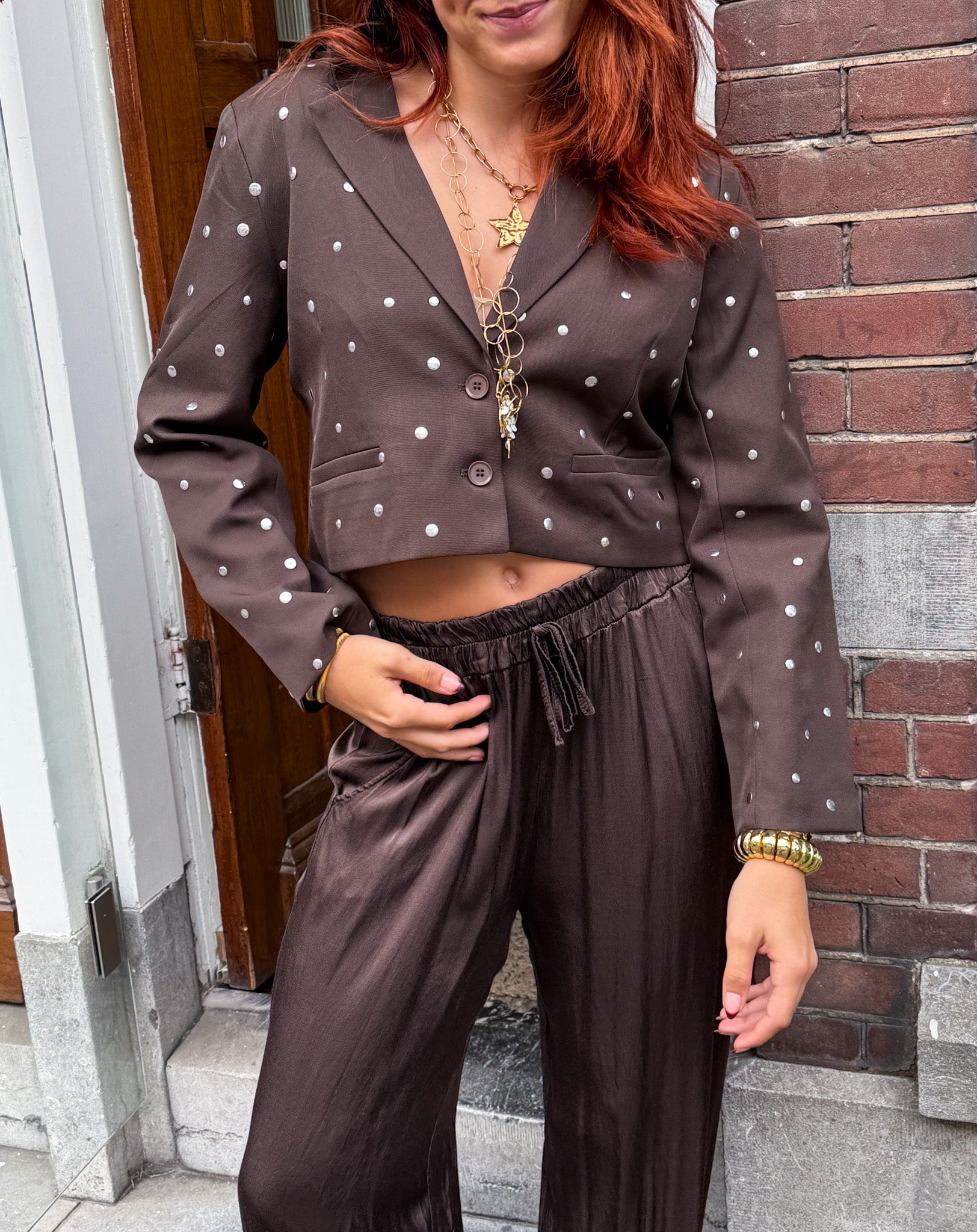 Saar Blazer Brown