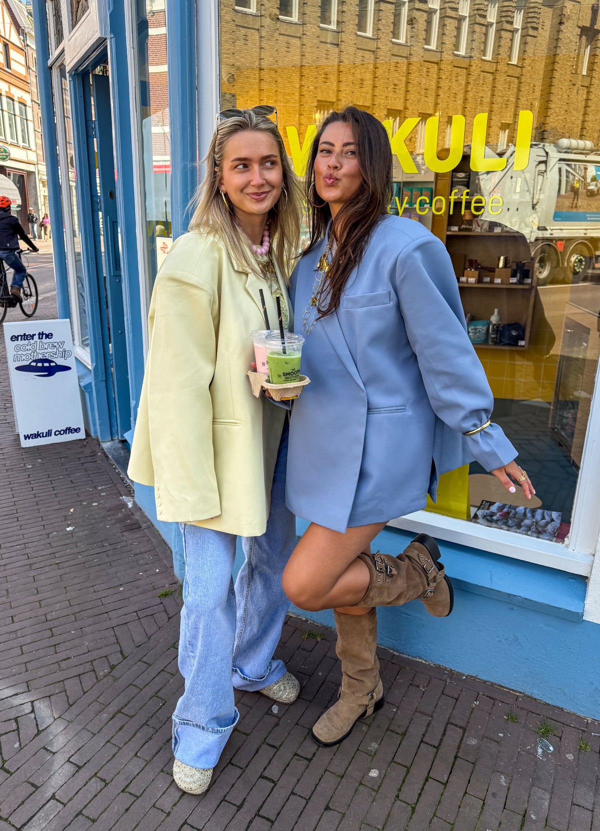 Saint Oversized Blazer | Light Yellow