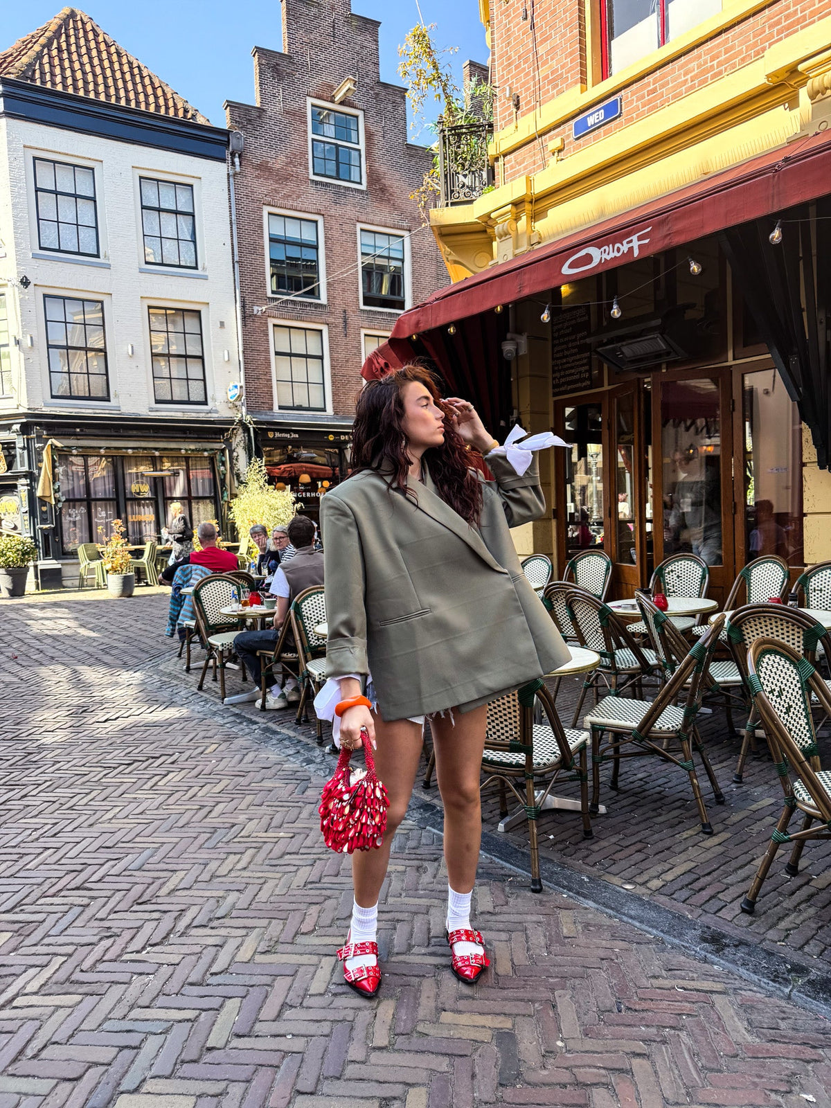 Saint Oversized Blazer | Army Green