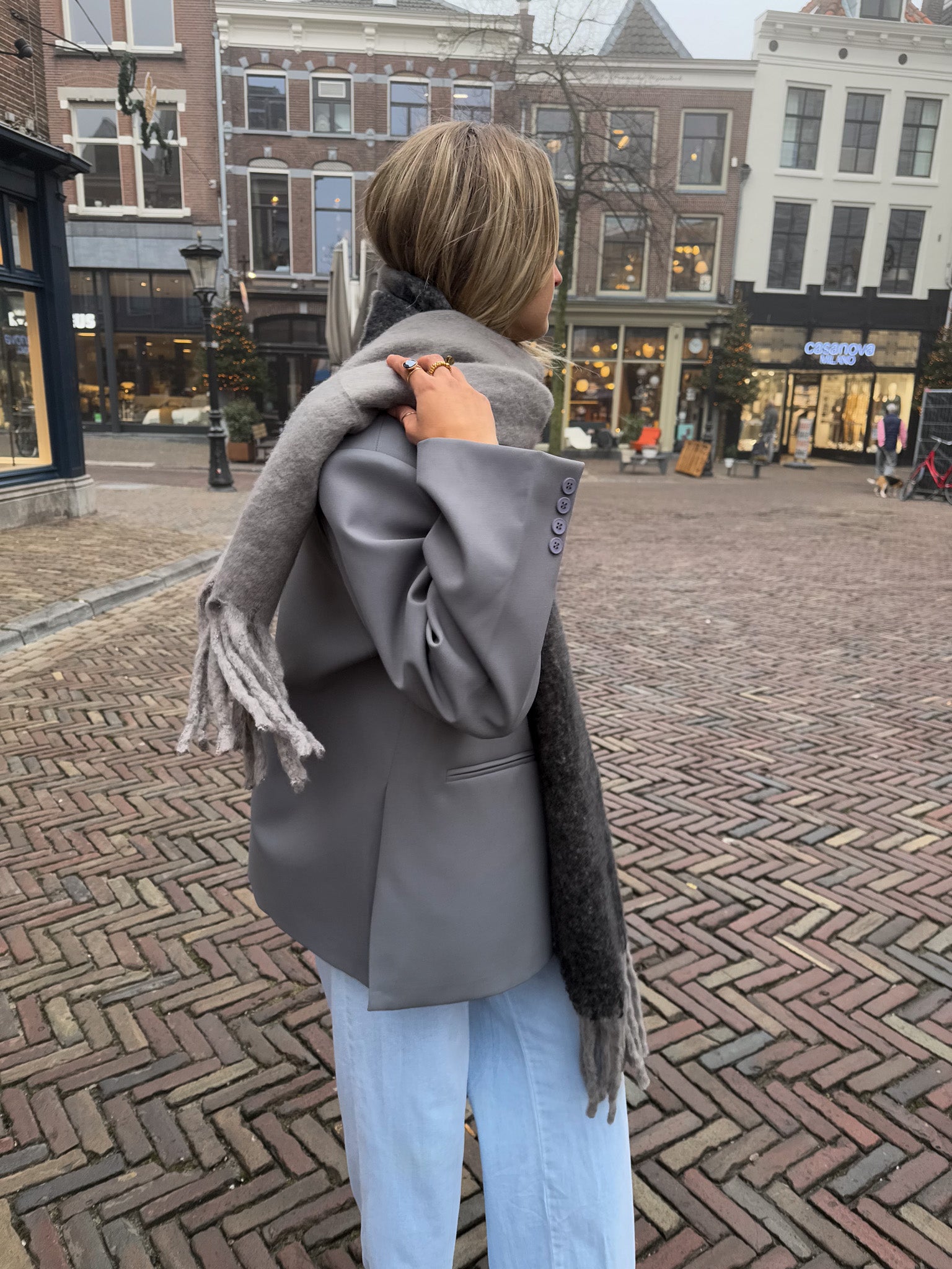 Saint Oversized Blazer Grey
