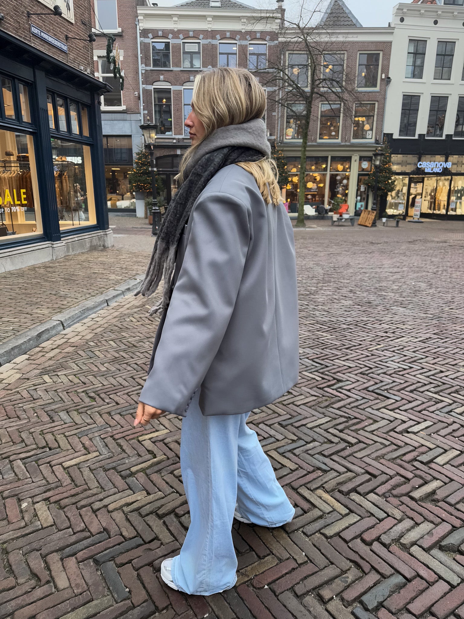 Saint Oversized Blazer Grey