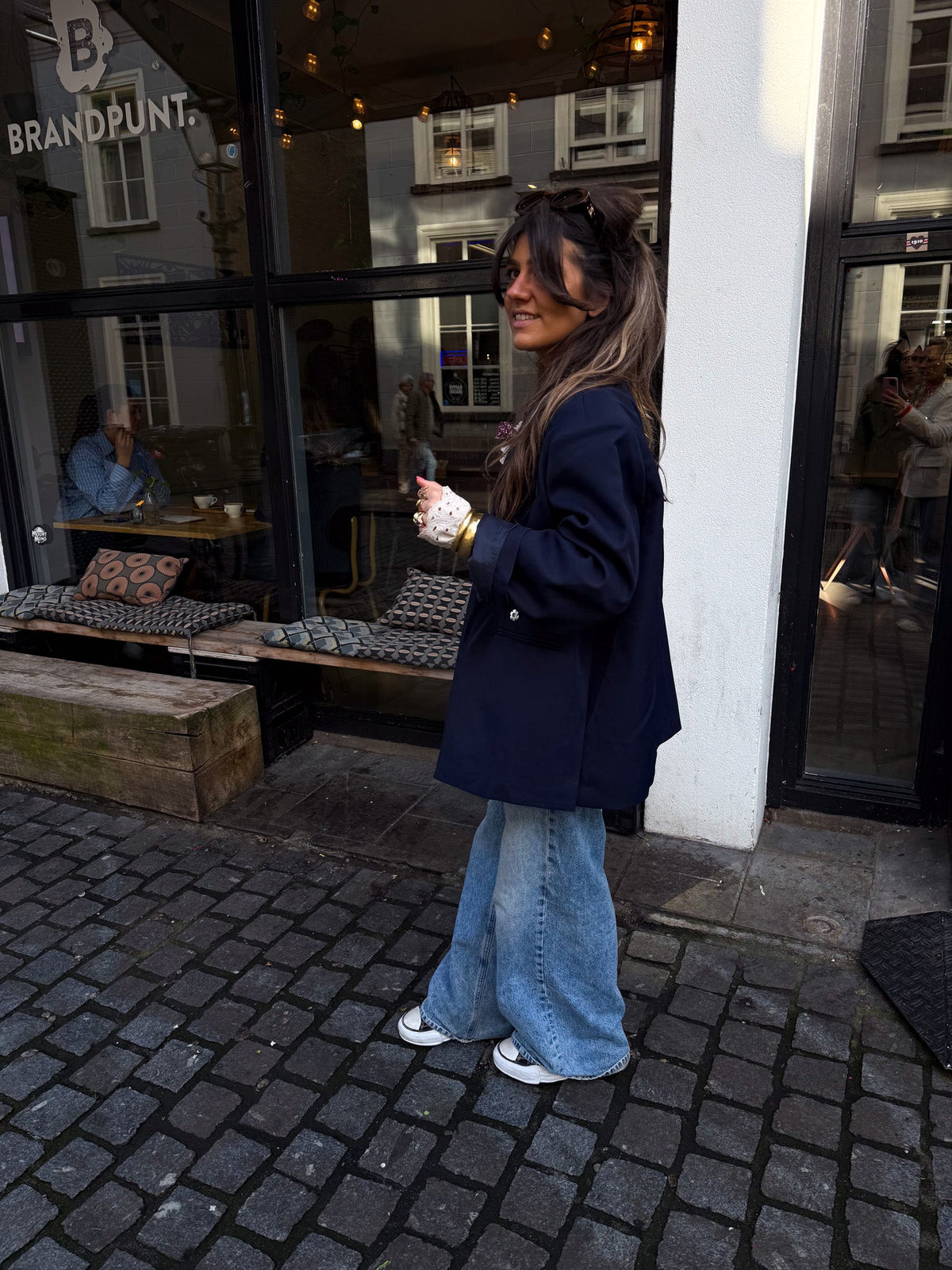 Saint Oversized Blazer | Navy