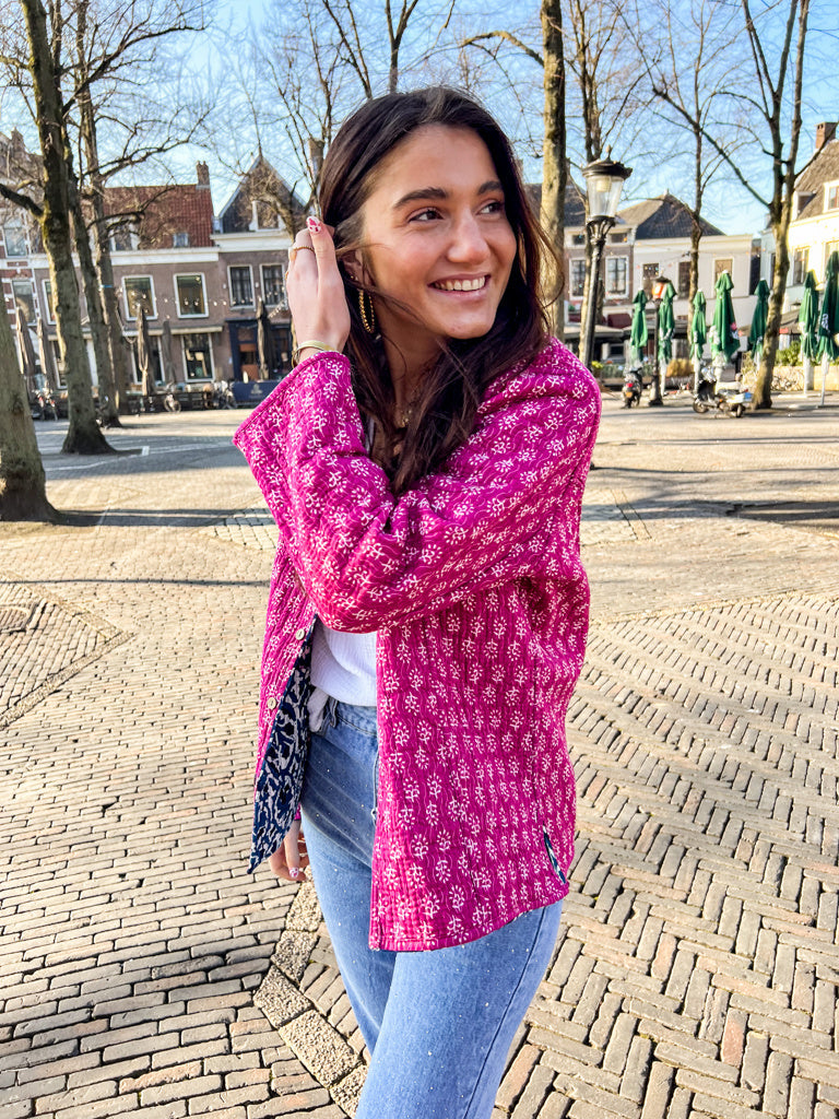 Salih Jacket Pinktastic Pink | Pink