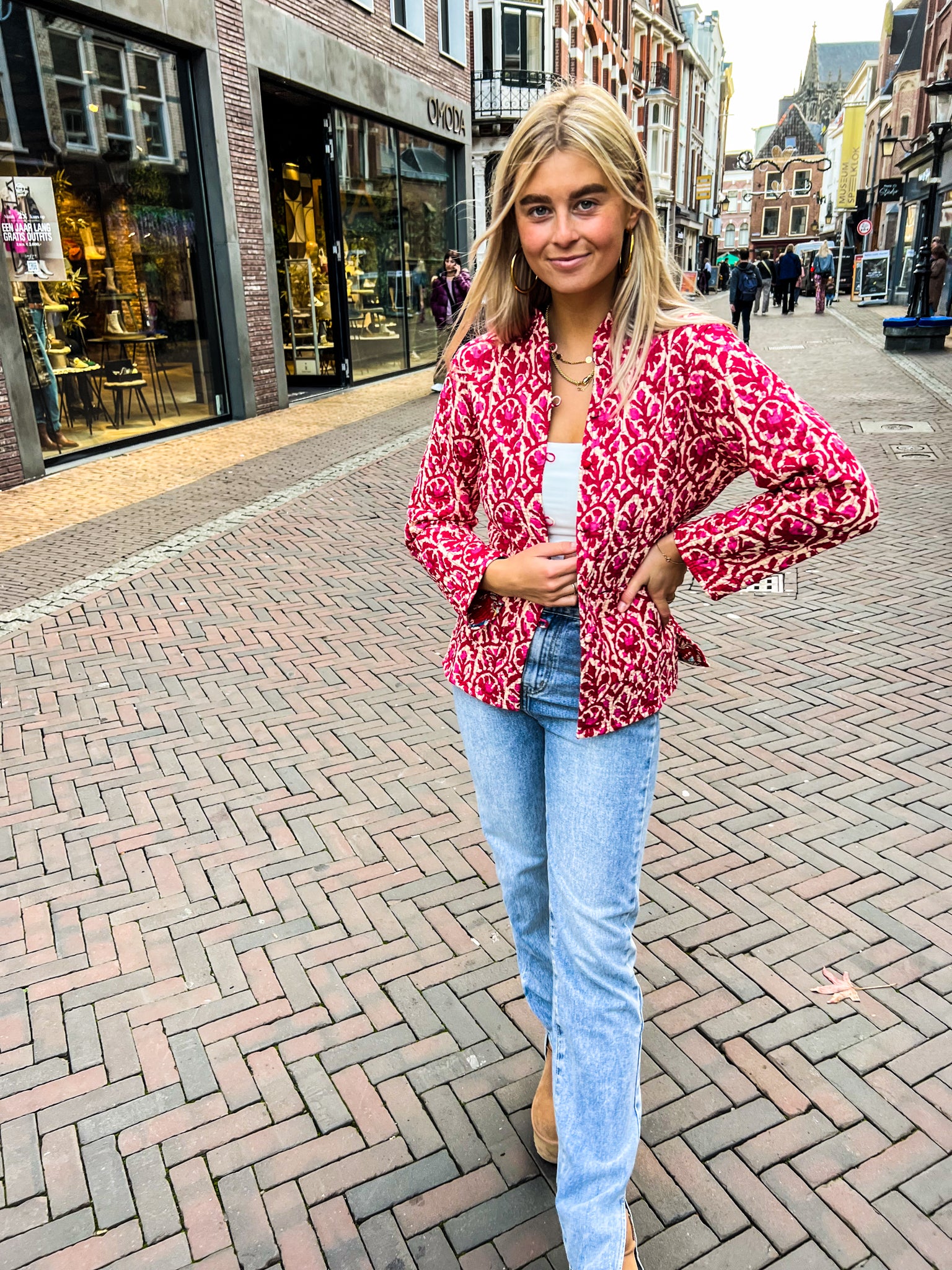 Salih Jacket Pink Coral