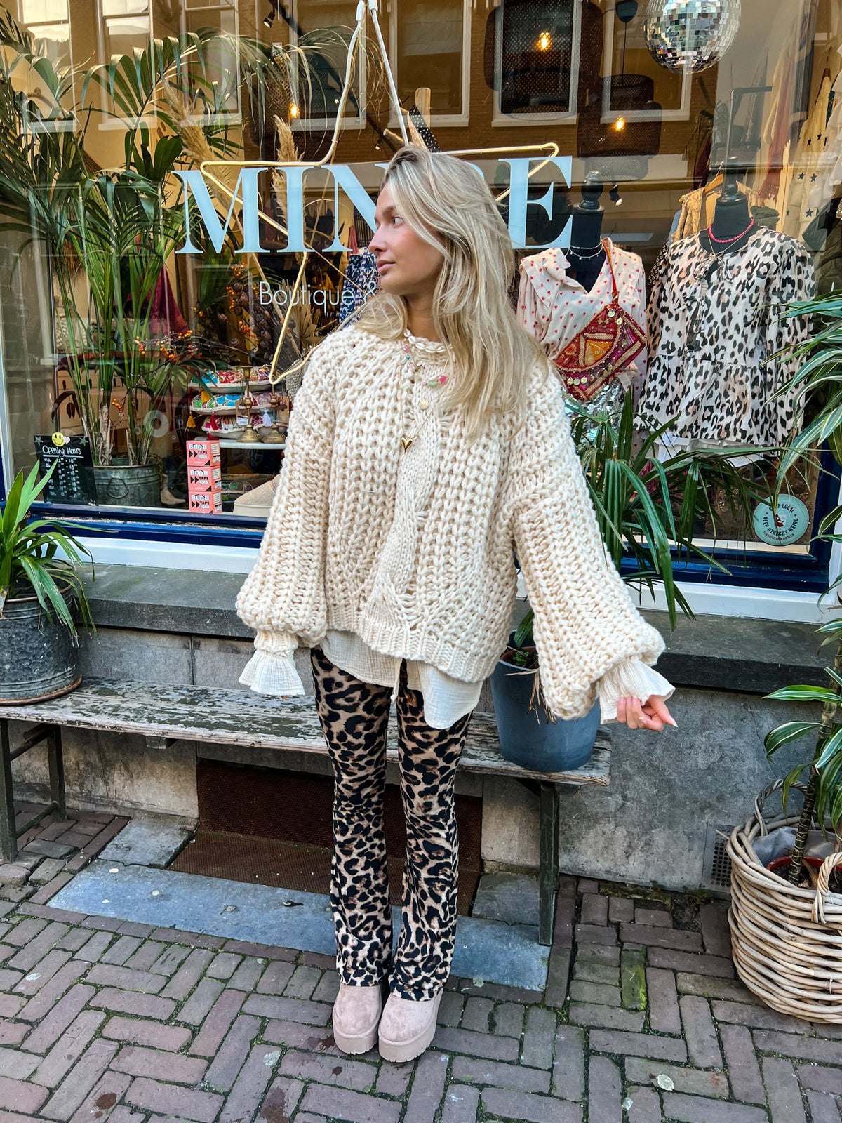 Sammie Trui | Beige