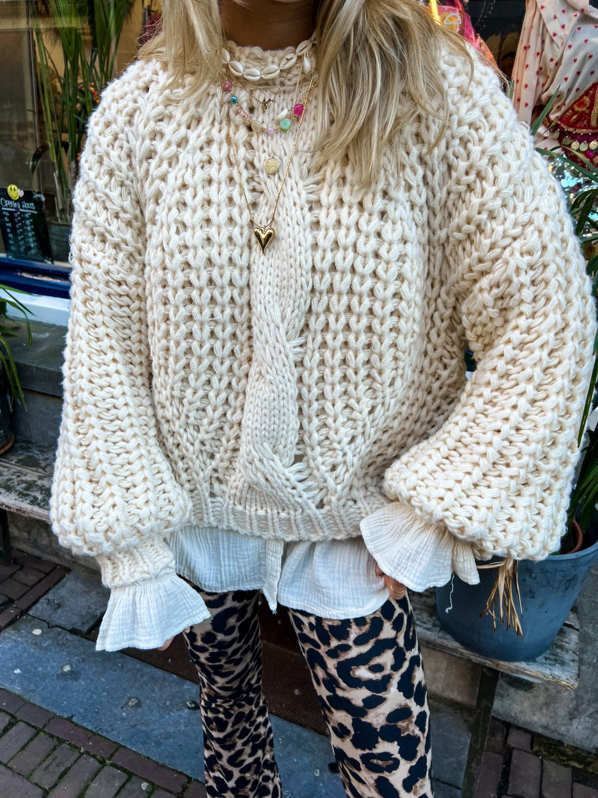 Sammie Trui | Beige