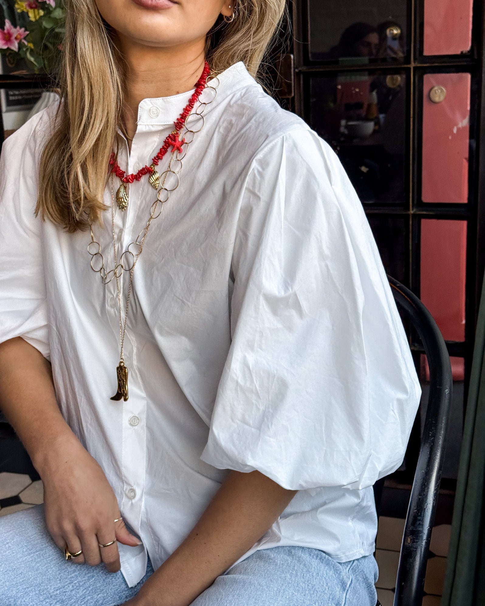 Sanne Blouse White