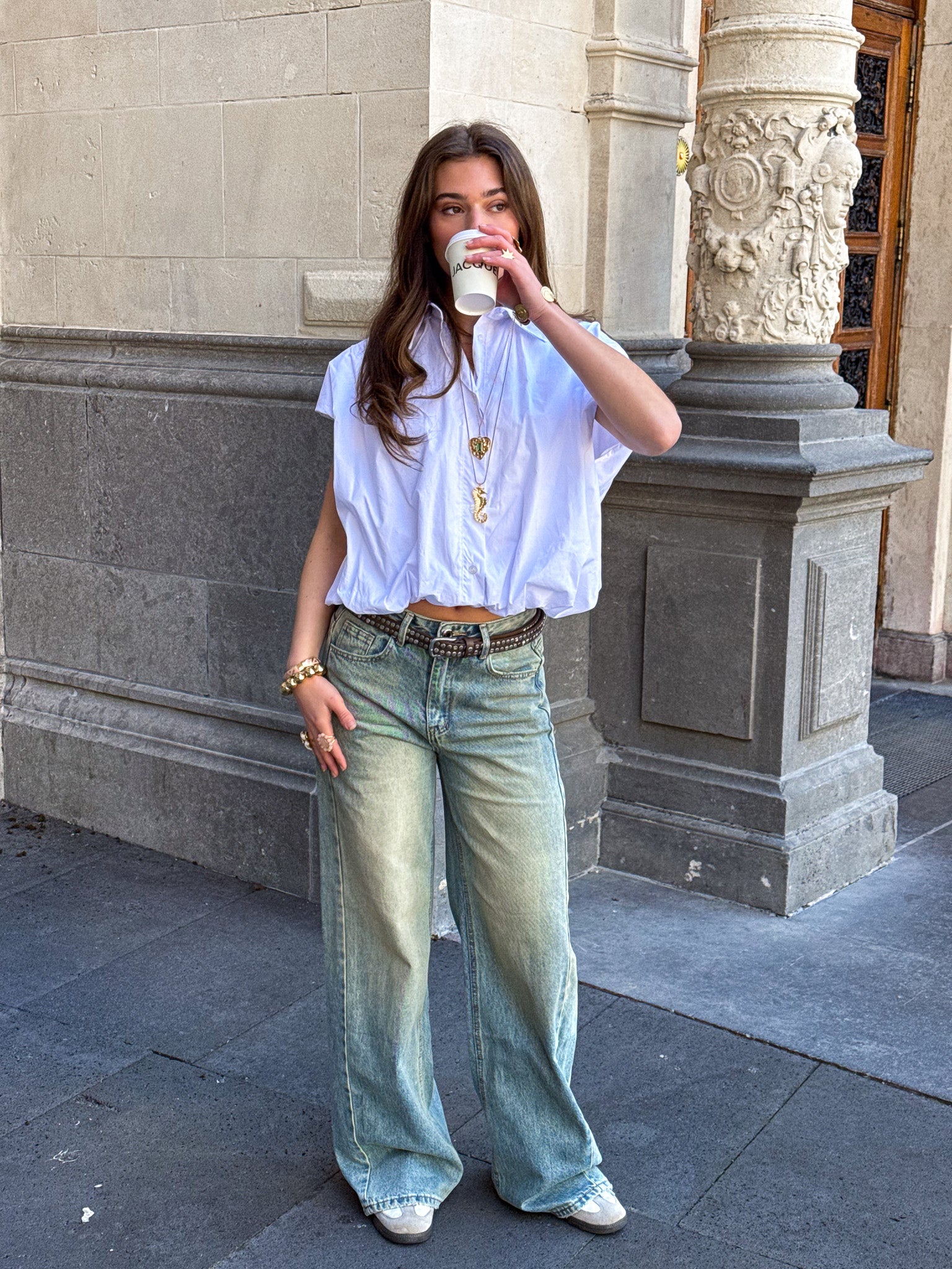 Santje Top White