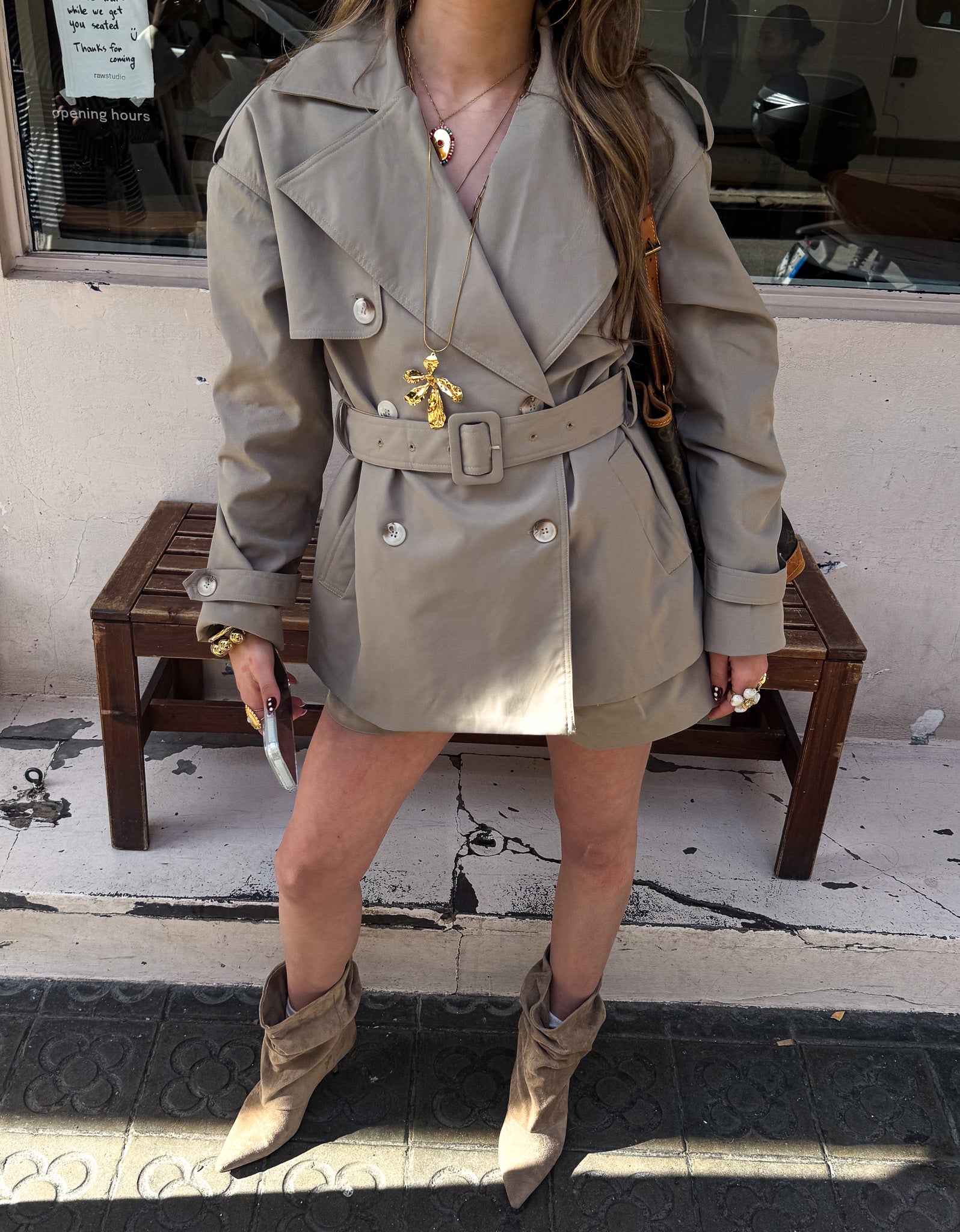 Scotty Trenchcoat Khaki