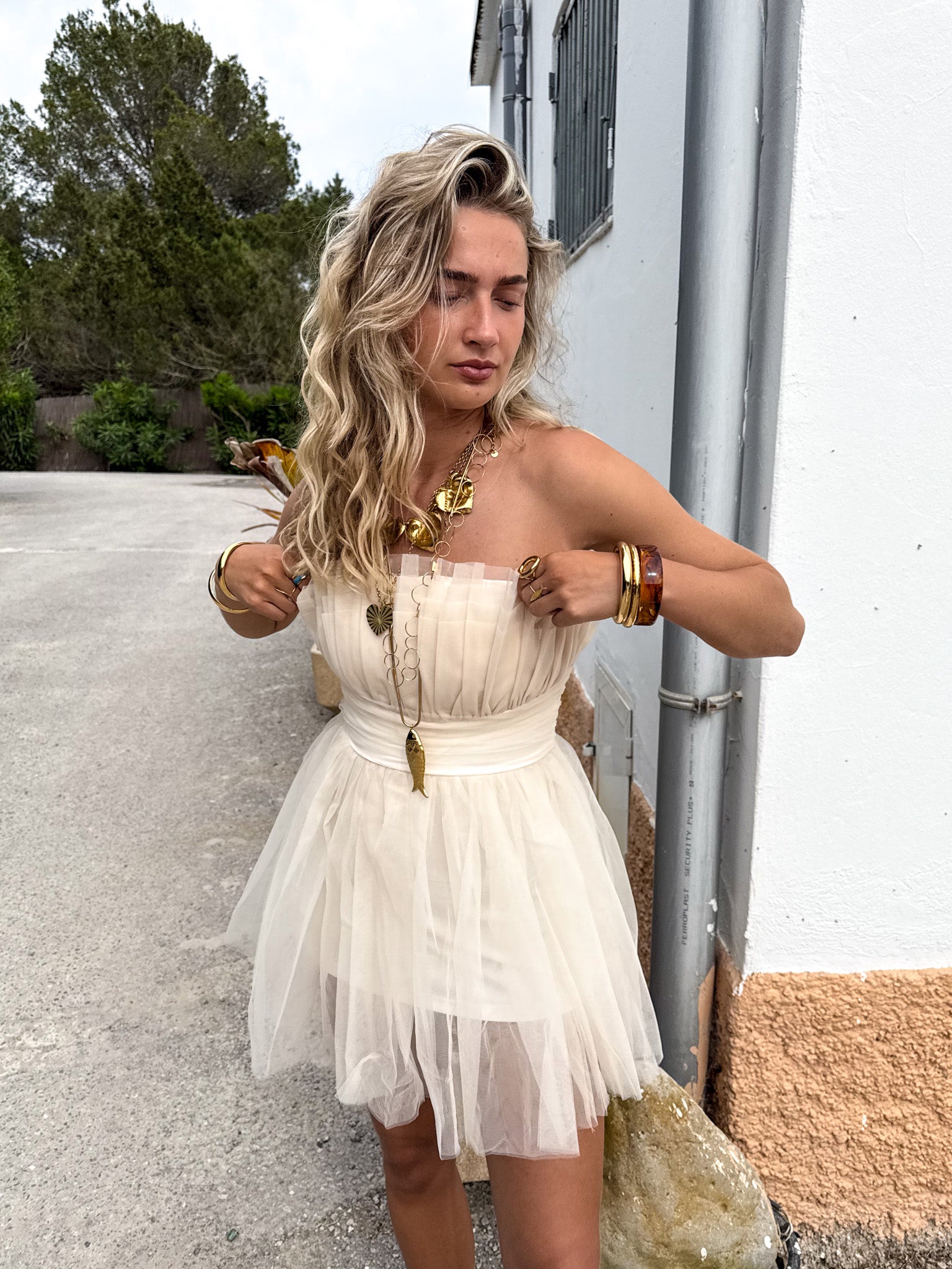 Scroppino Dress Sand