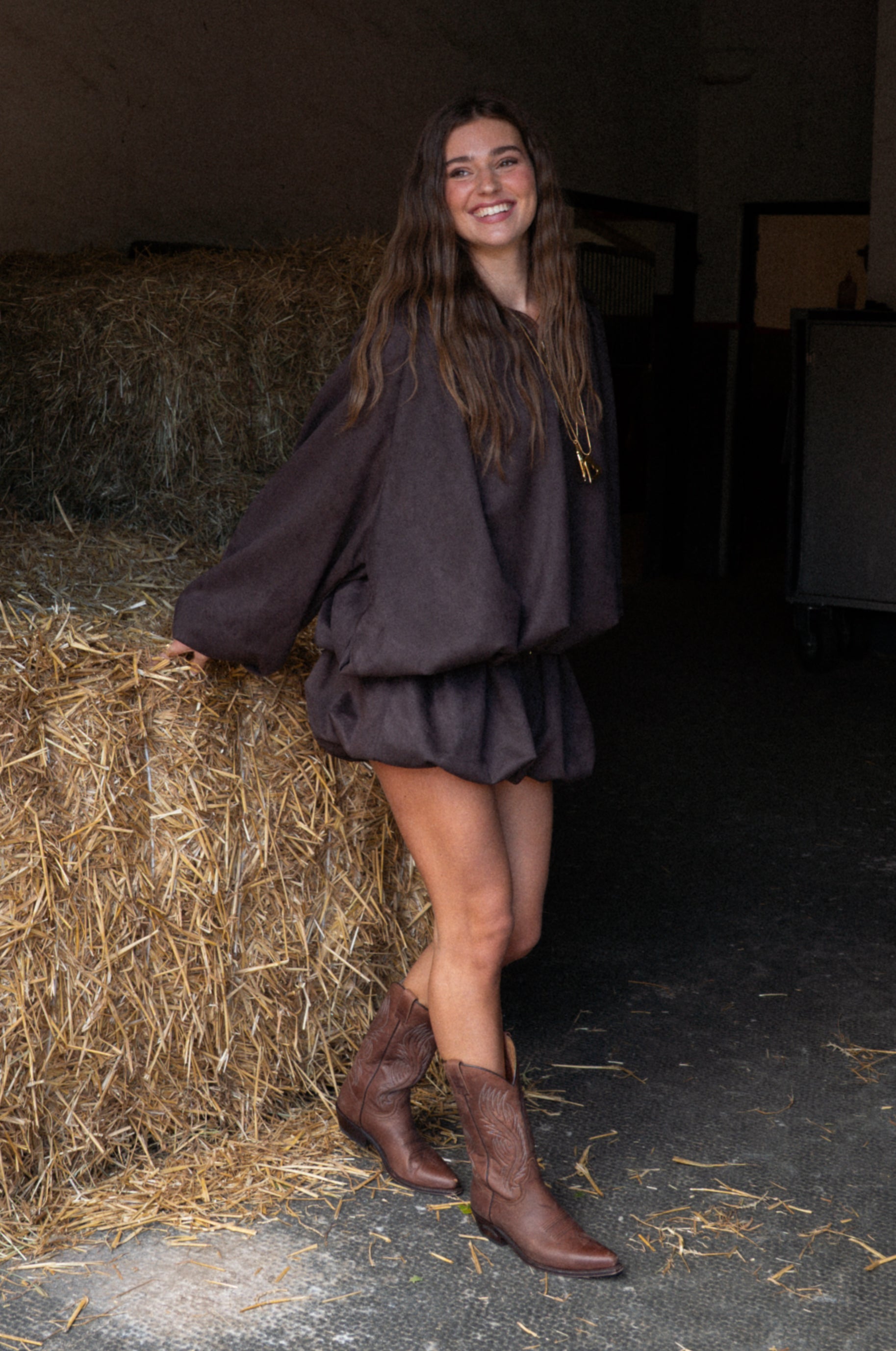 Season Jacket Suede Brown