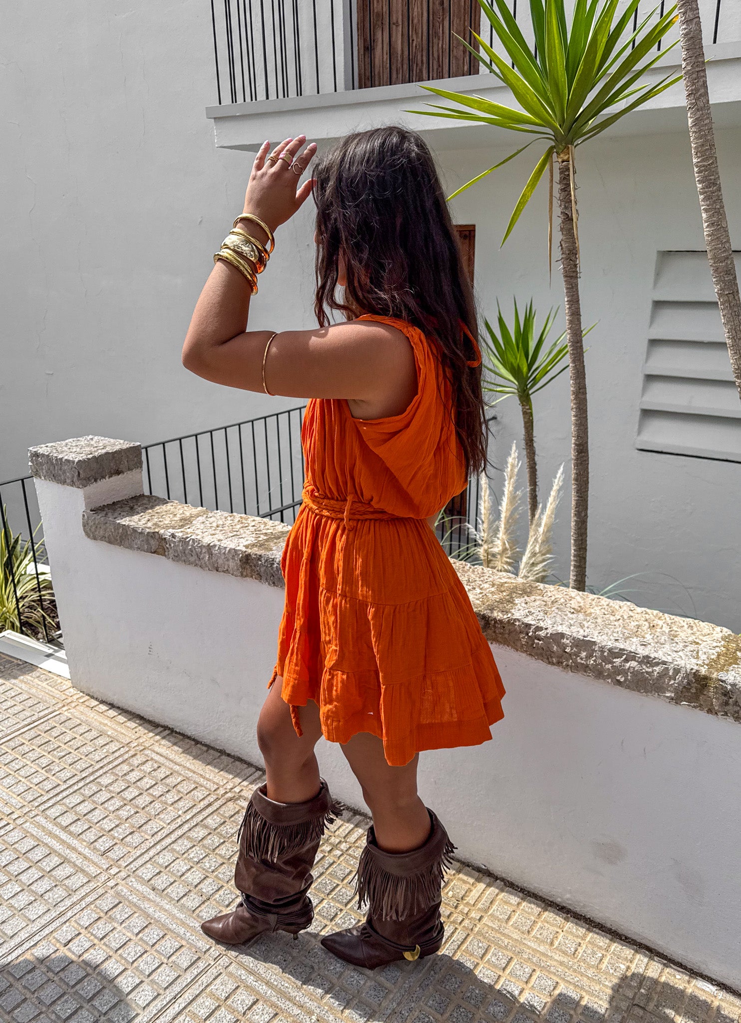 Serra Dress Orange