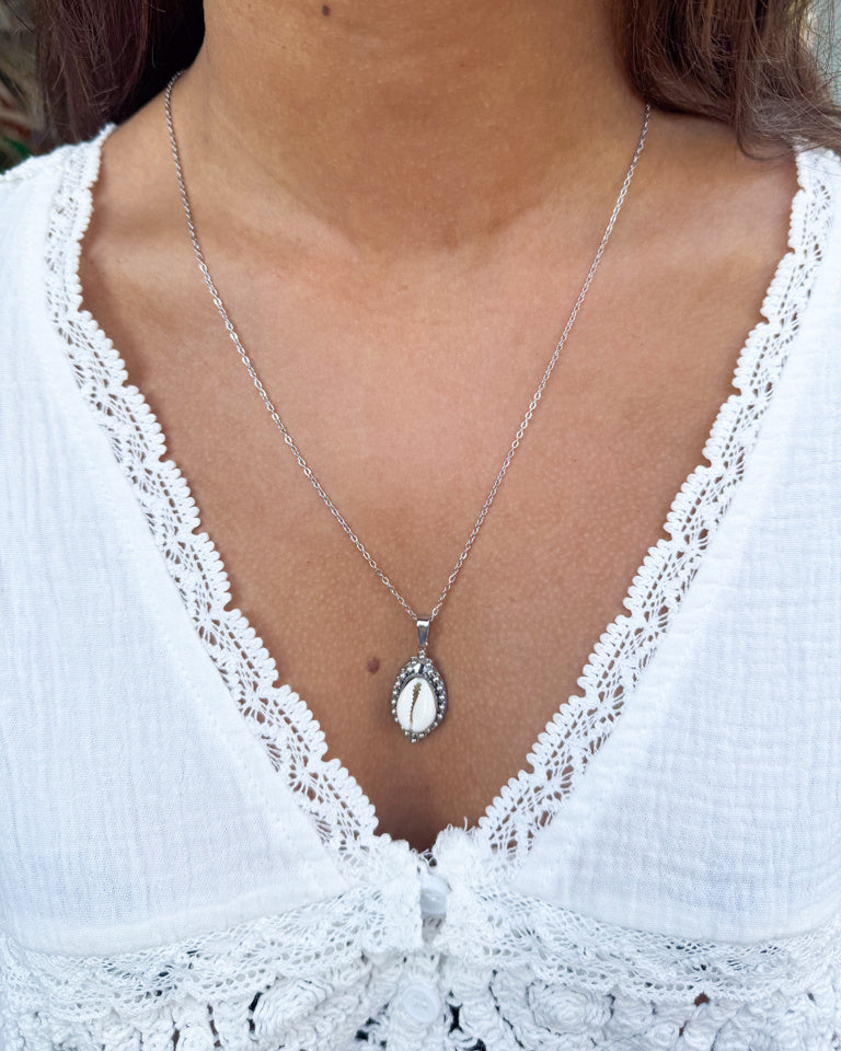 Little Mermaid Necklace Silver