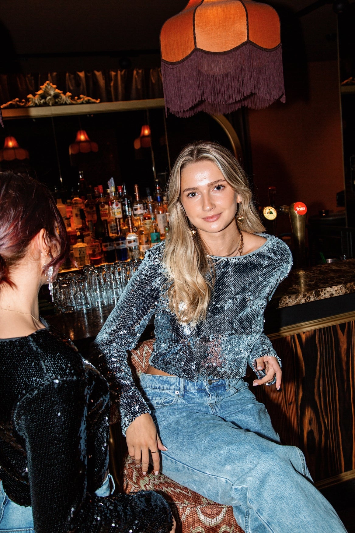 Shimmering Sky Top | Silver