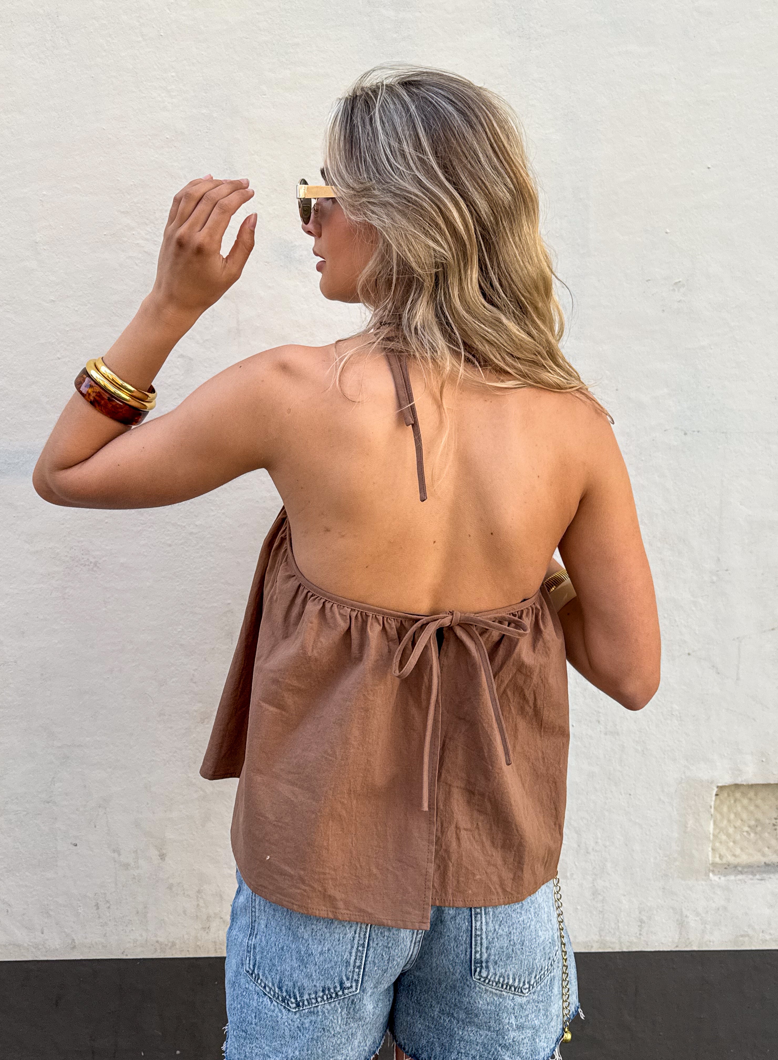 Sia Top Brown