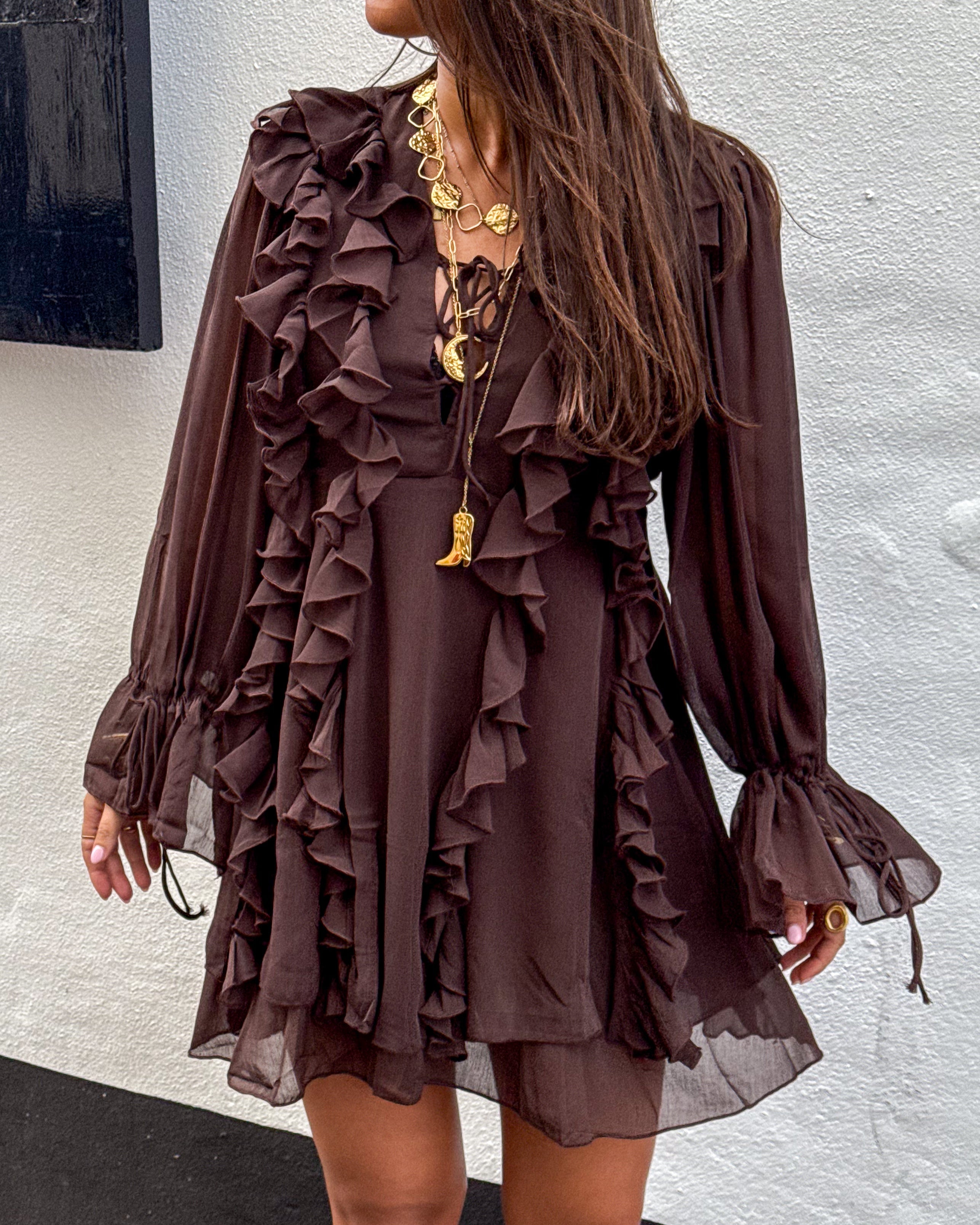 Sienna Dress Brown