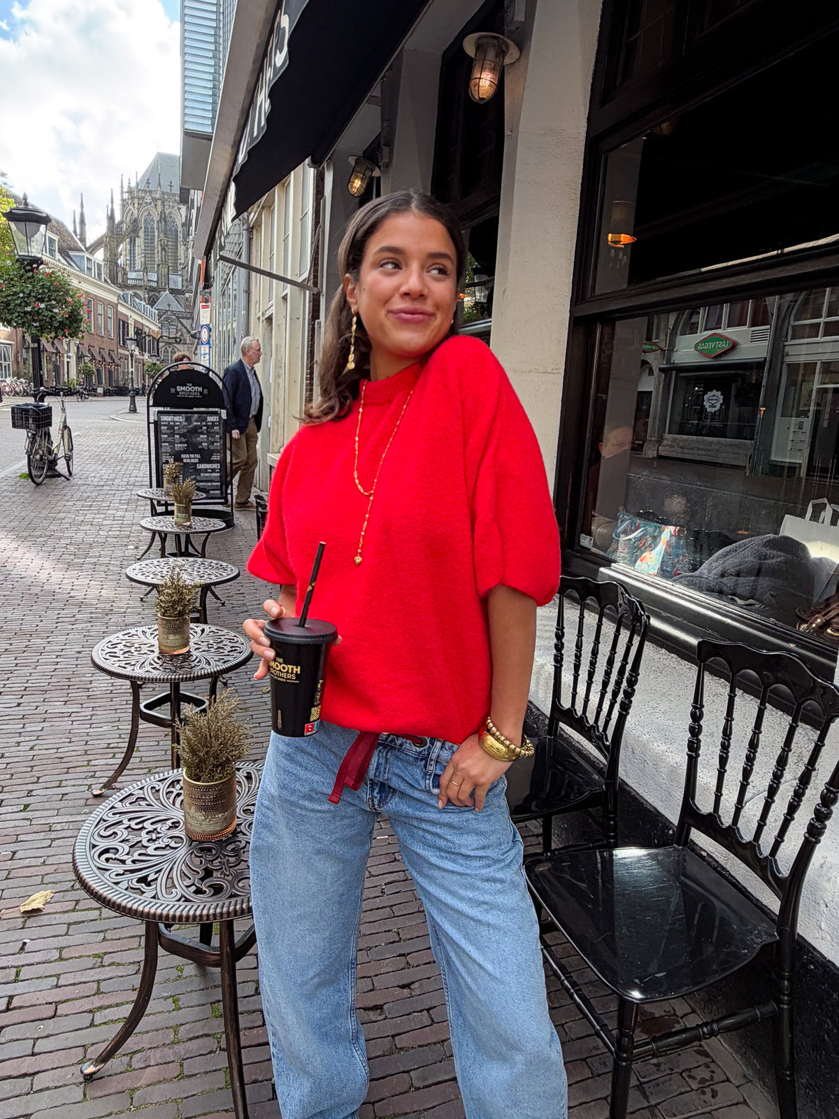 Silly Choker Trui | Red