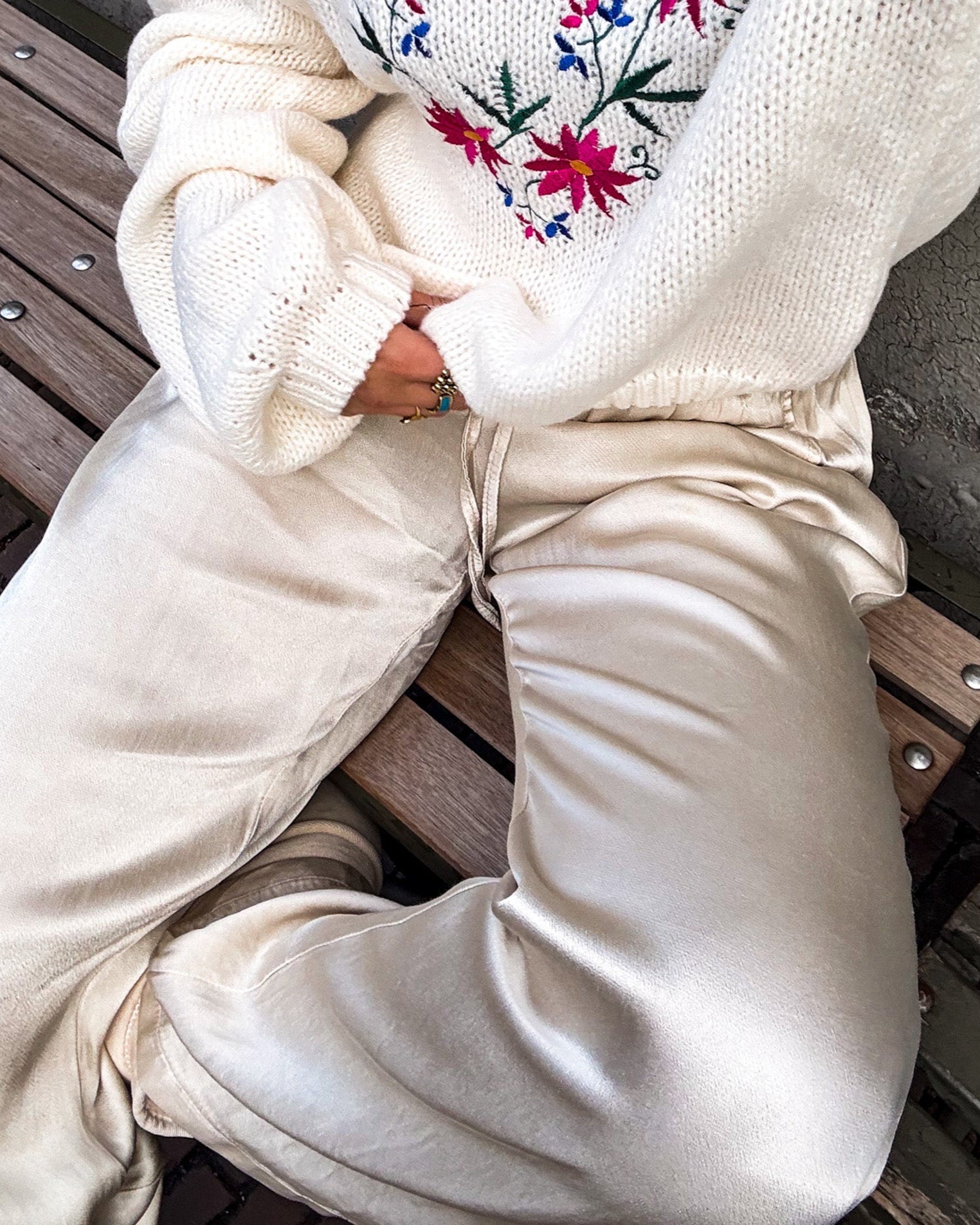 Slice of heaven Pantalon Light Gold