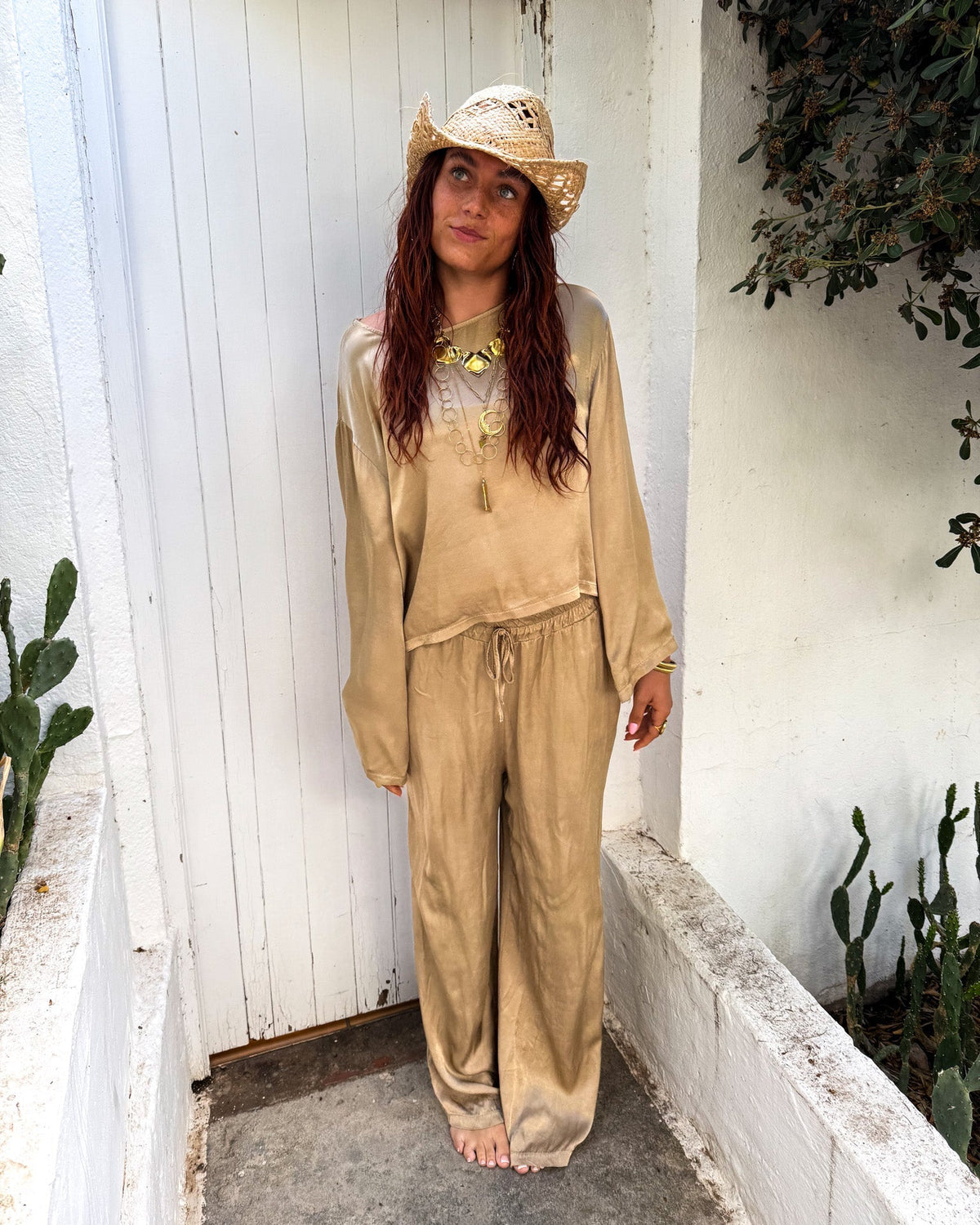 Slice of heaven Pantalon | Gold