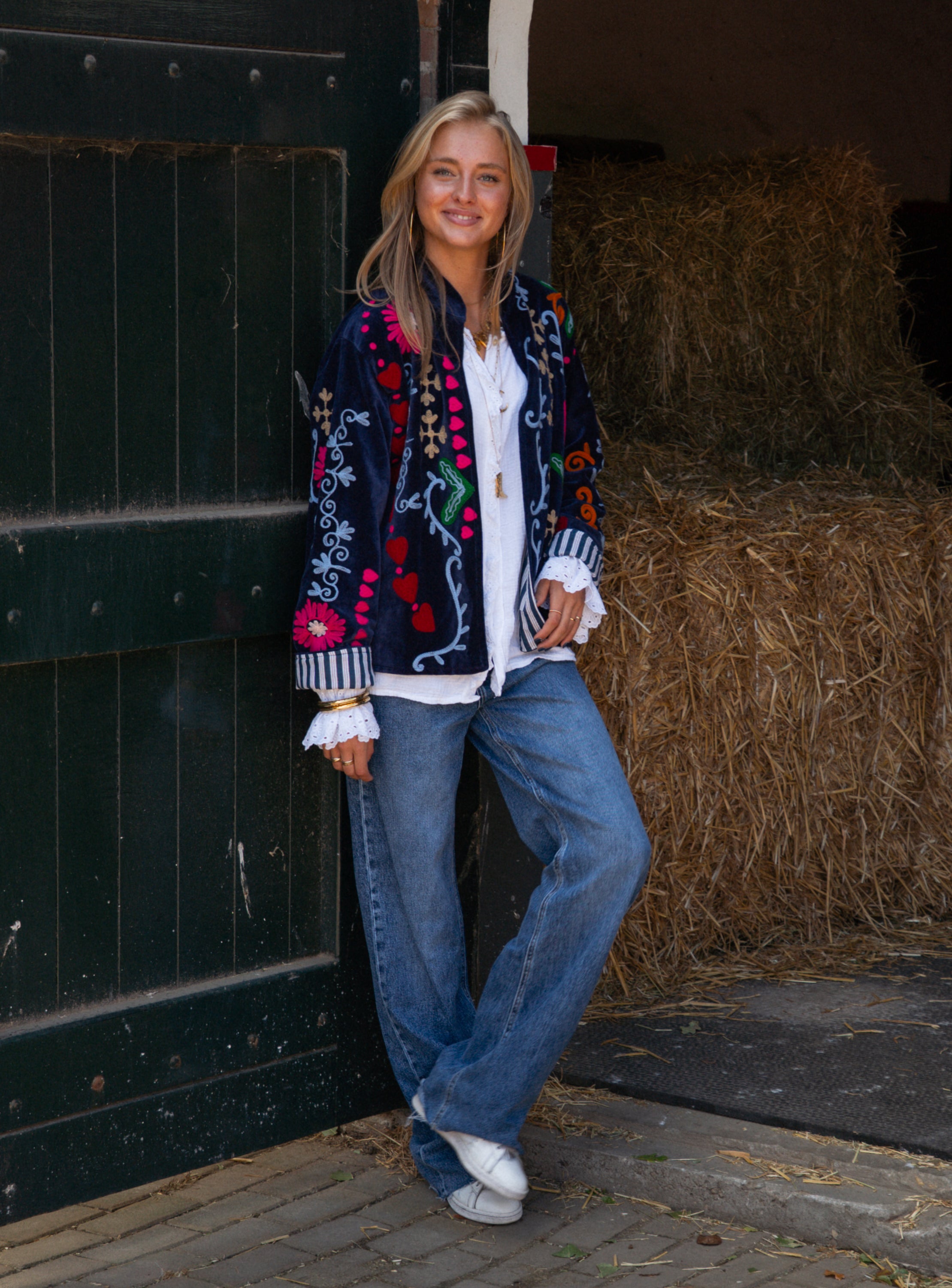 Soemba Jacket Navy Peacock