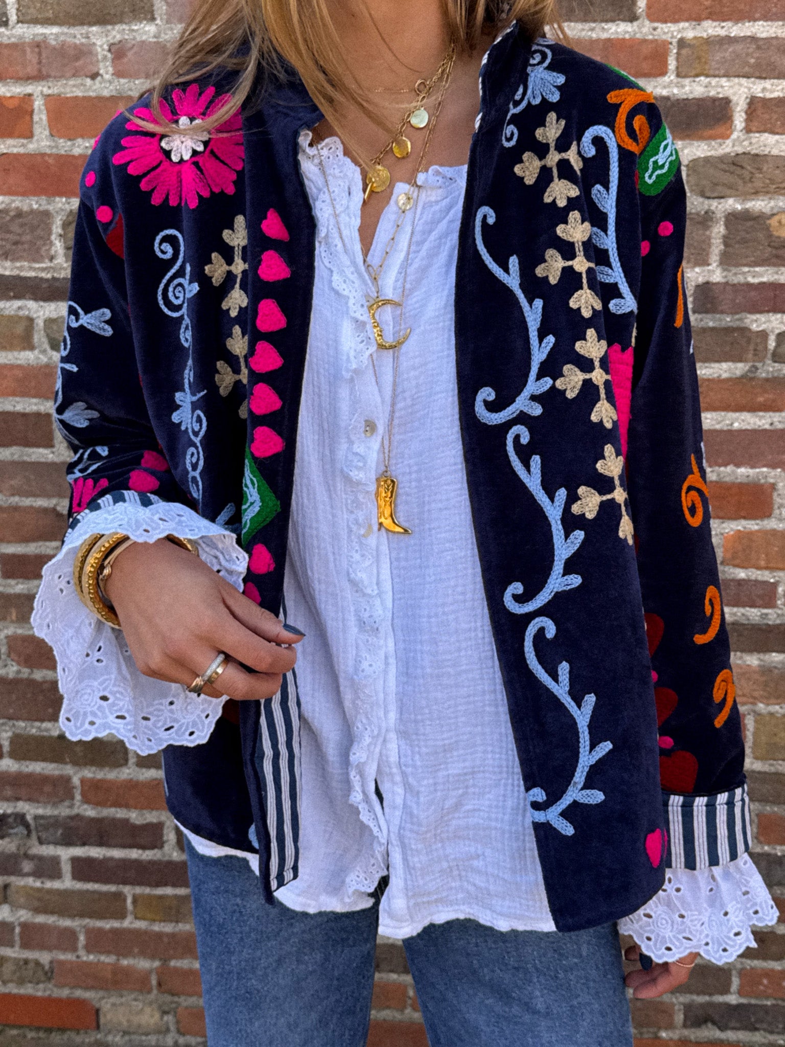 Soemba Jacket Navy Peacock