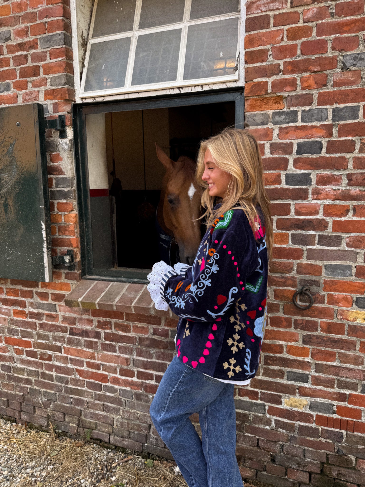 Soemba Jacket Navy Peacock