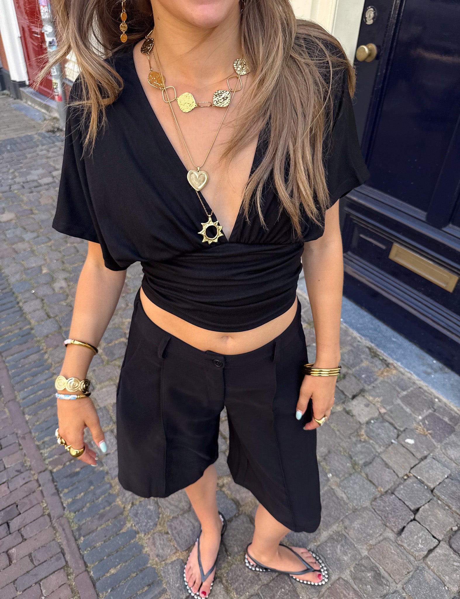 Sofie Bermuda Zwart