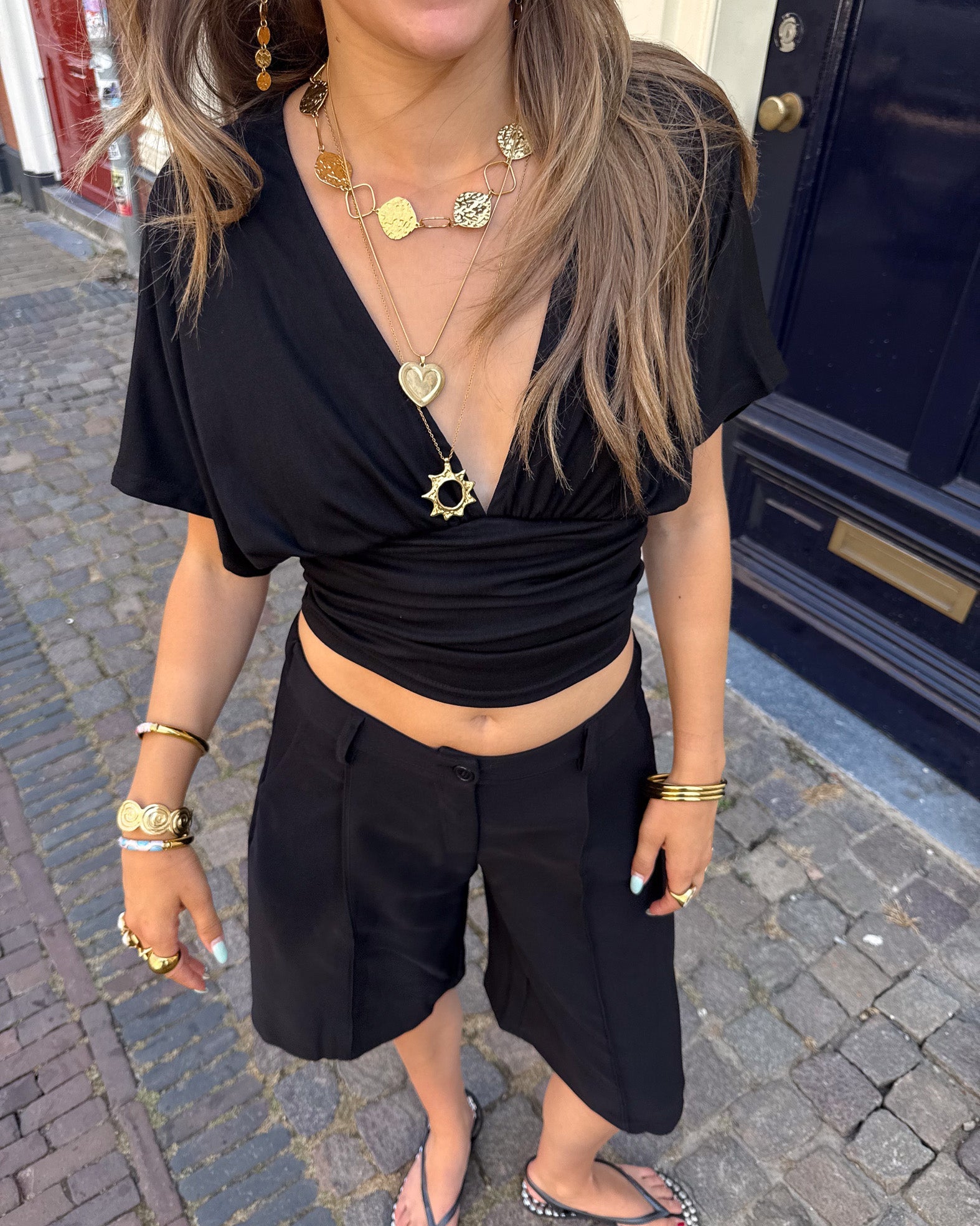 Soly Top Zwart