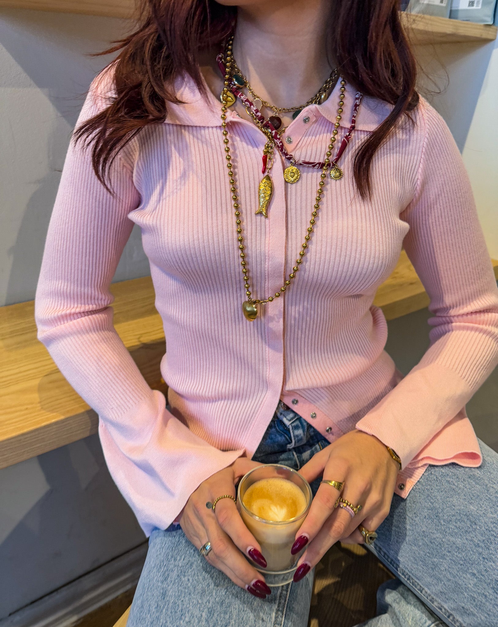 Sophia Vest Pink