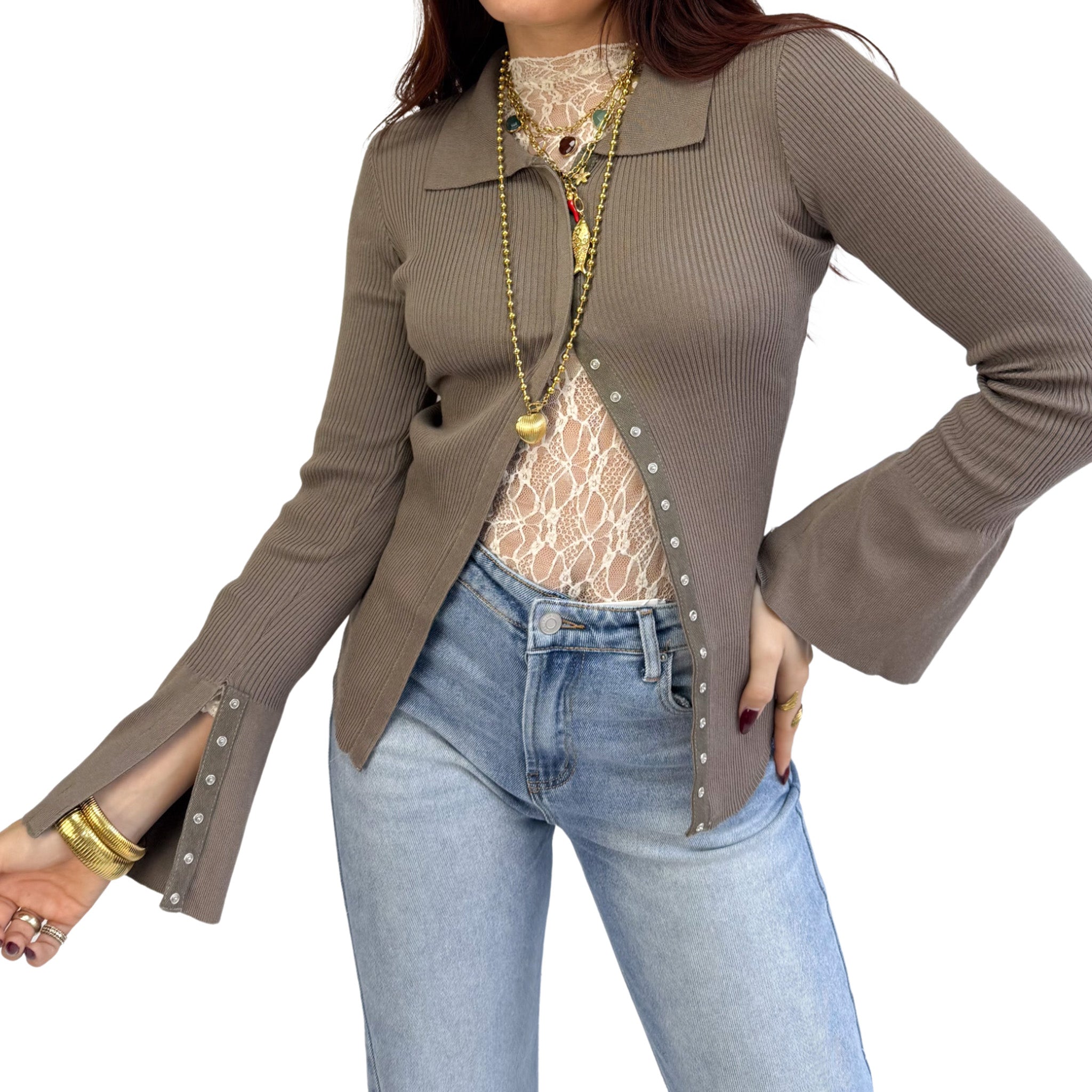 Sophia Vest Taupe