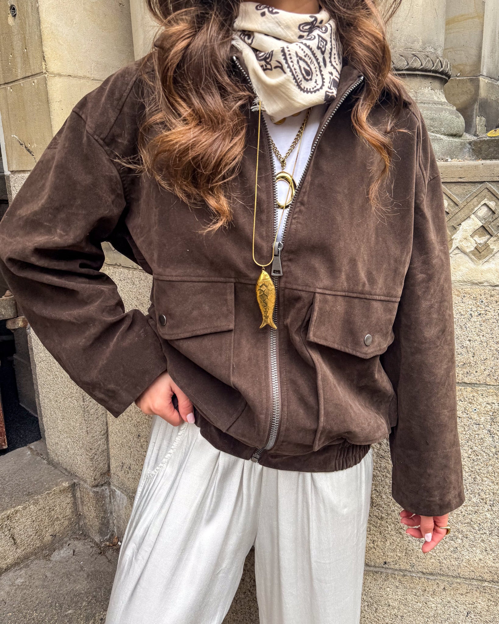 Soul Suede Jacket Brown