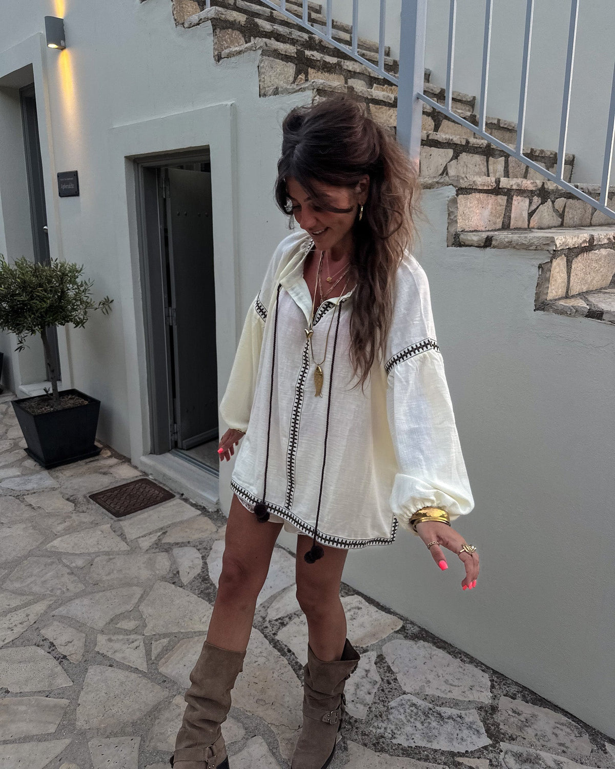 Spruce Blouse | Creme