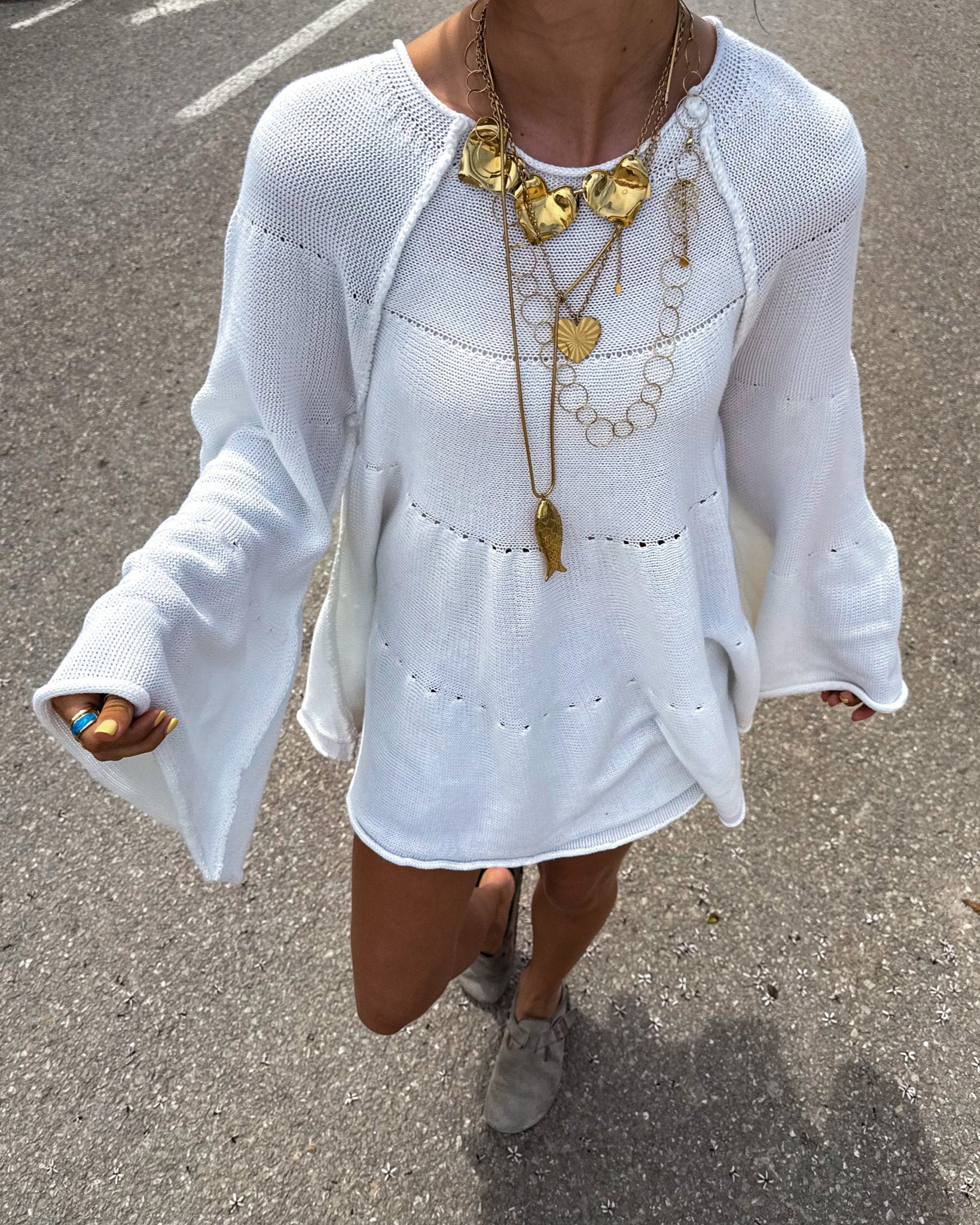 Sue Tunic White