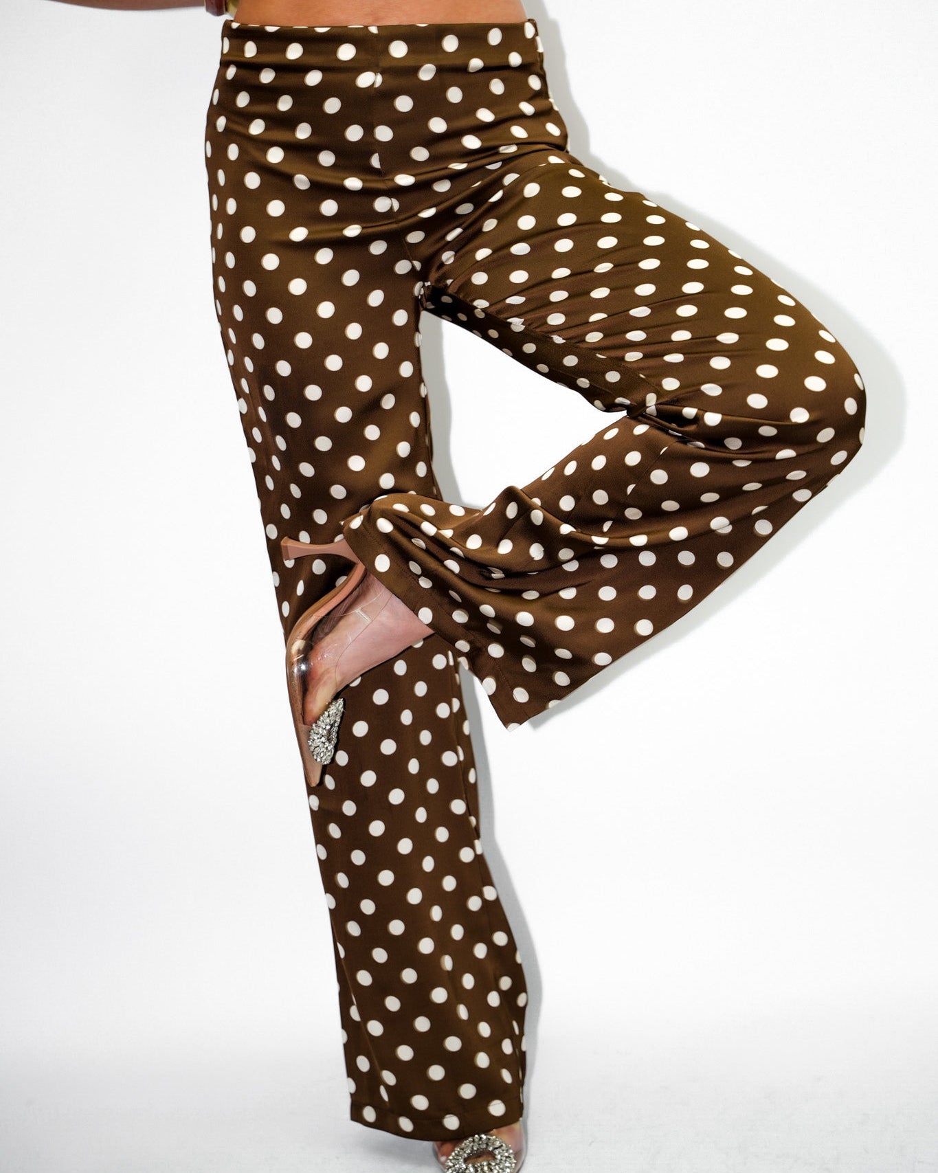 Sway Pants Brown Dots