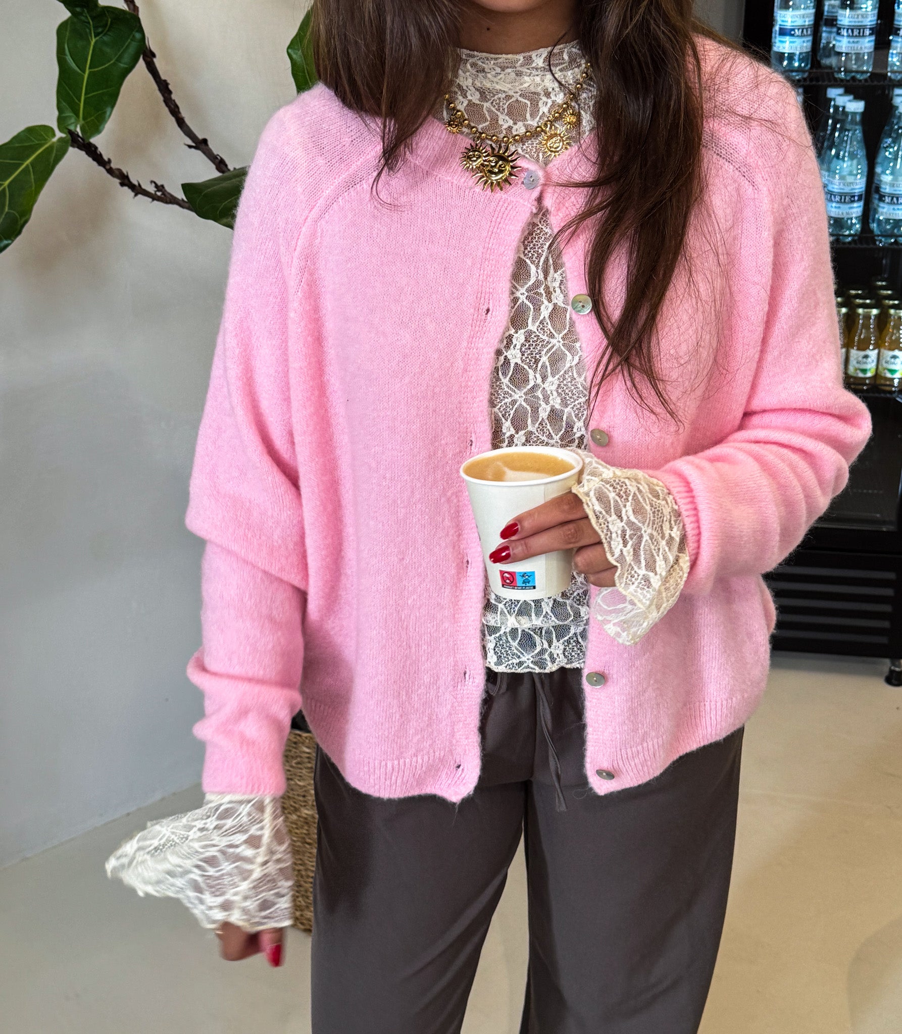 Sweet Escape Vest Rose