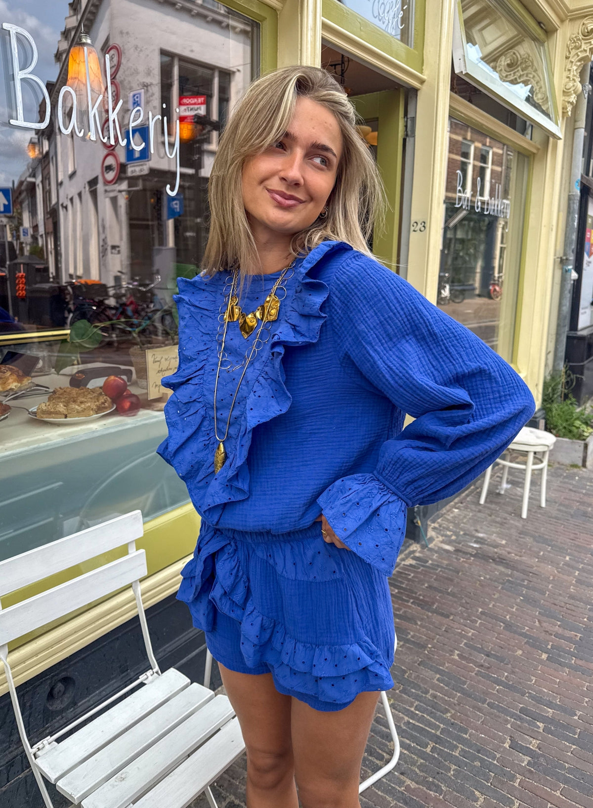 Talamanca Blouse | Blue
