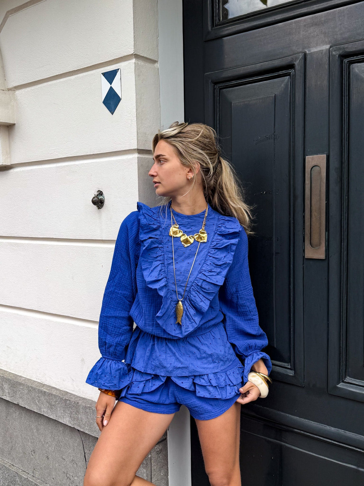 Talamanca Blouse | Blue