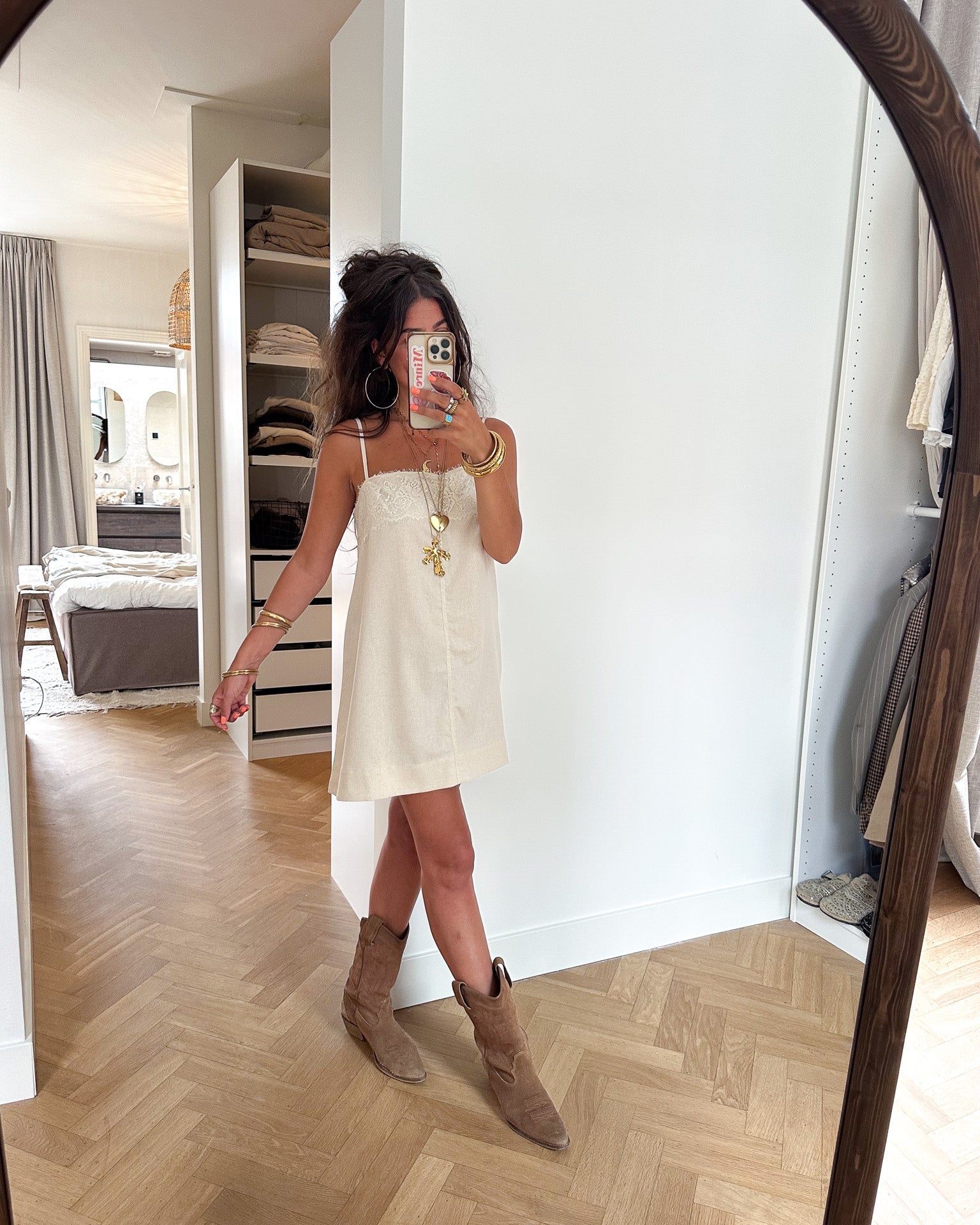 Tate Jurk Beige