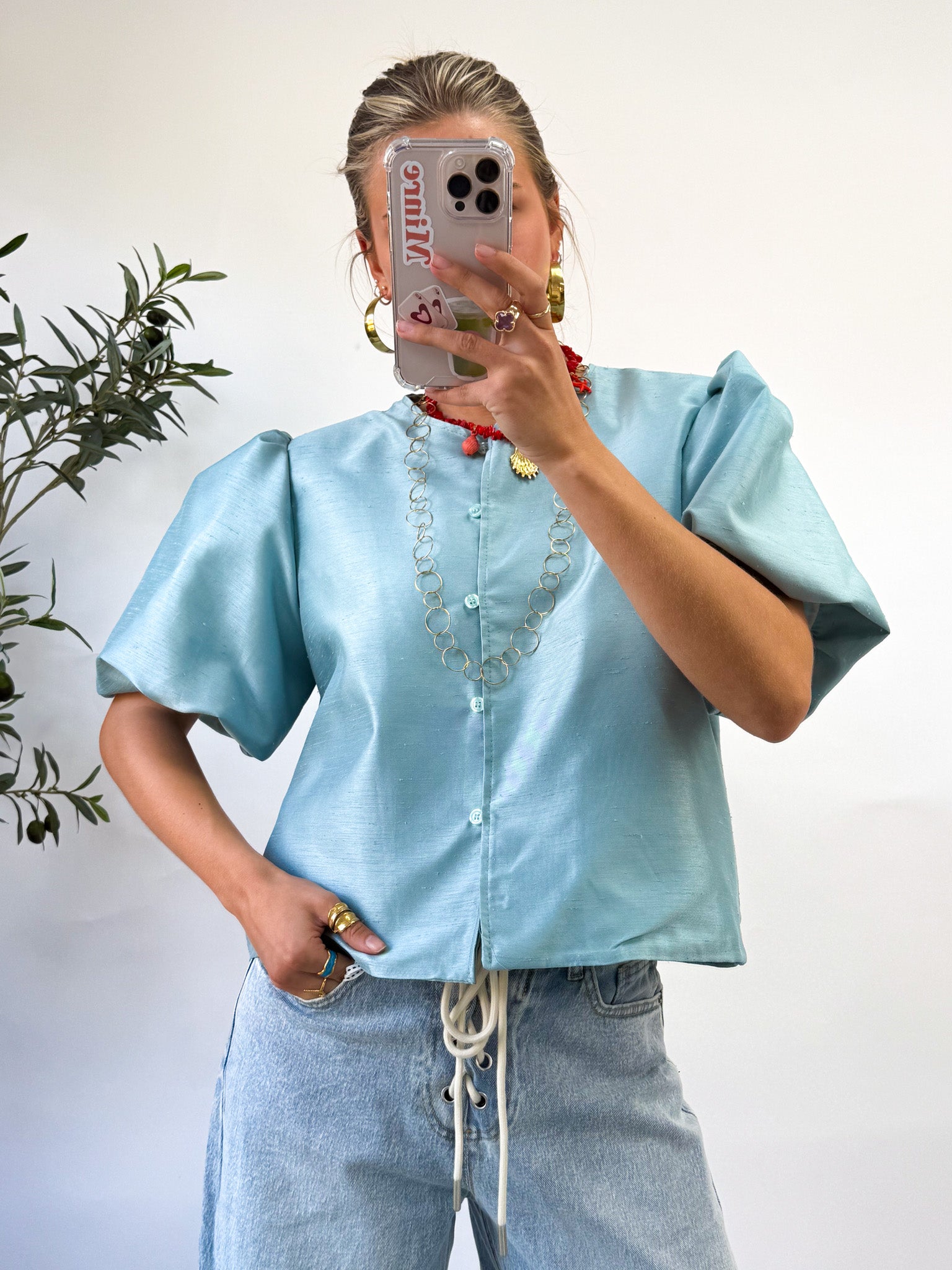 Teaux Top Aqua