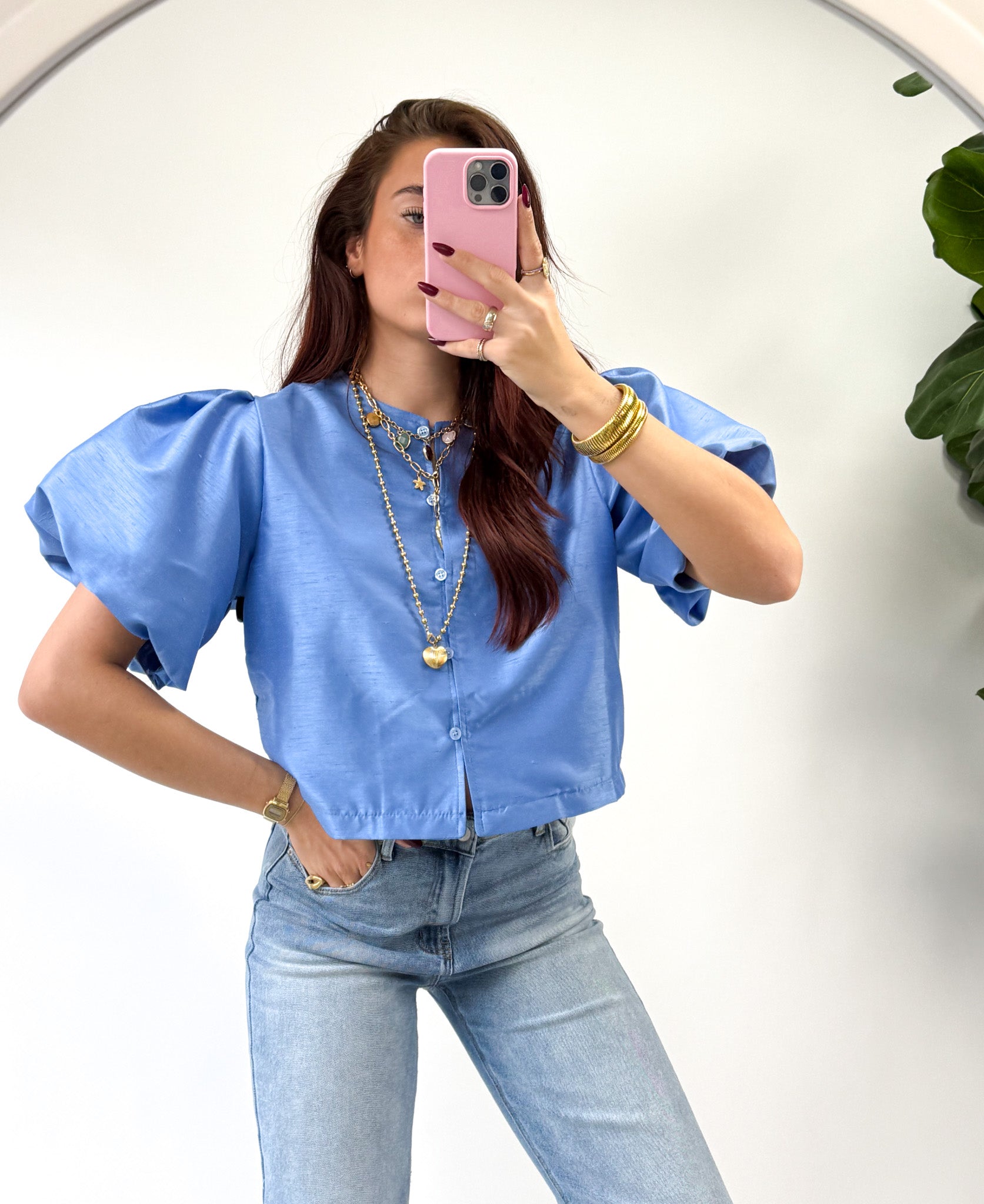 Teaux Top Skye Blue