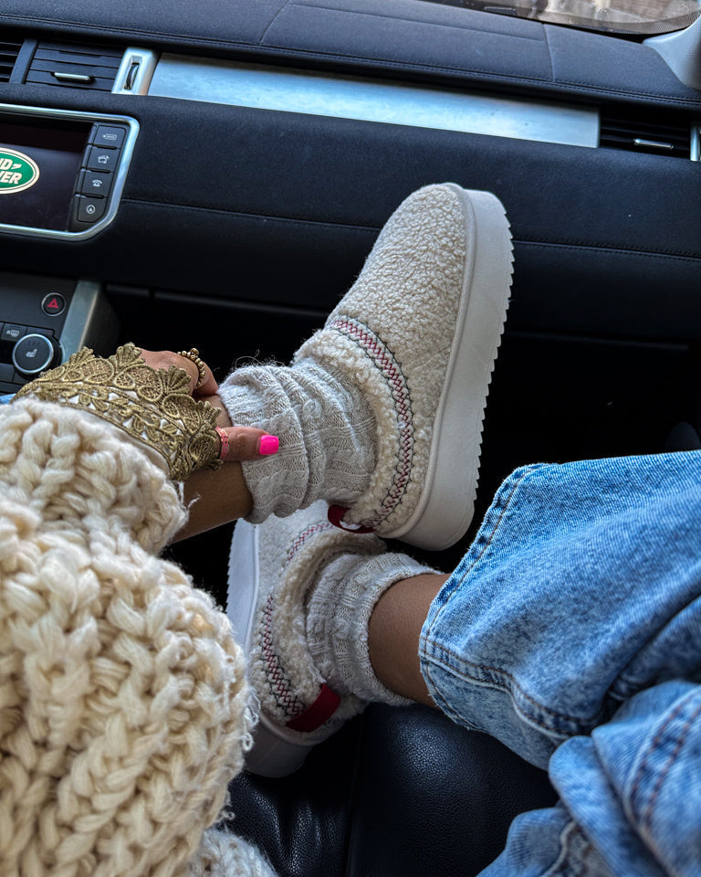 Teddy Shoes Beige