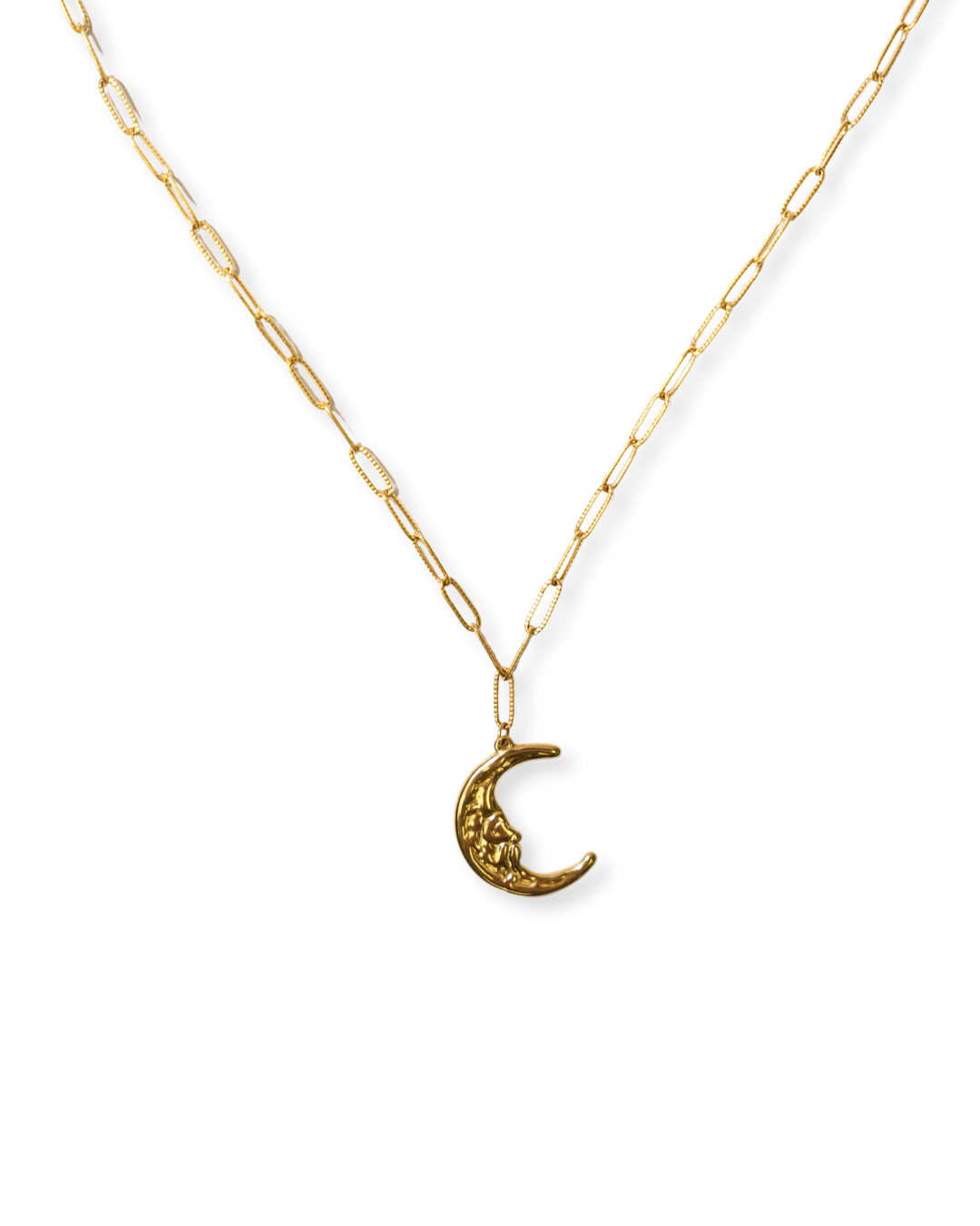 To The Moon Ketting | Gold